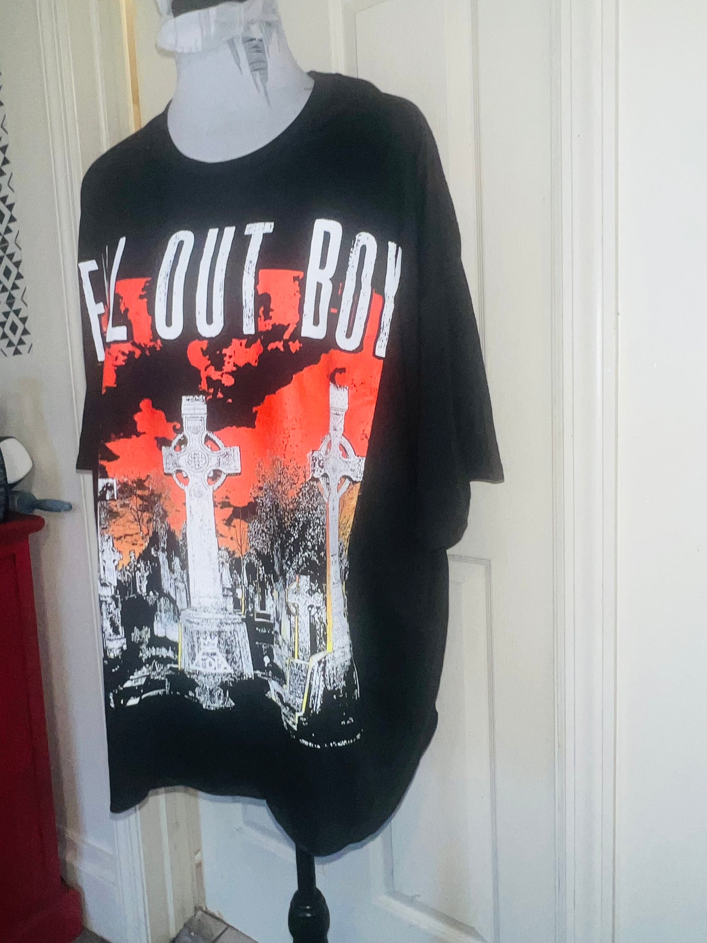 Fall Out Boy Oversized Distressed Tee