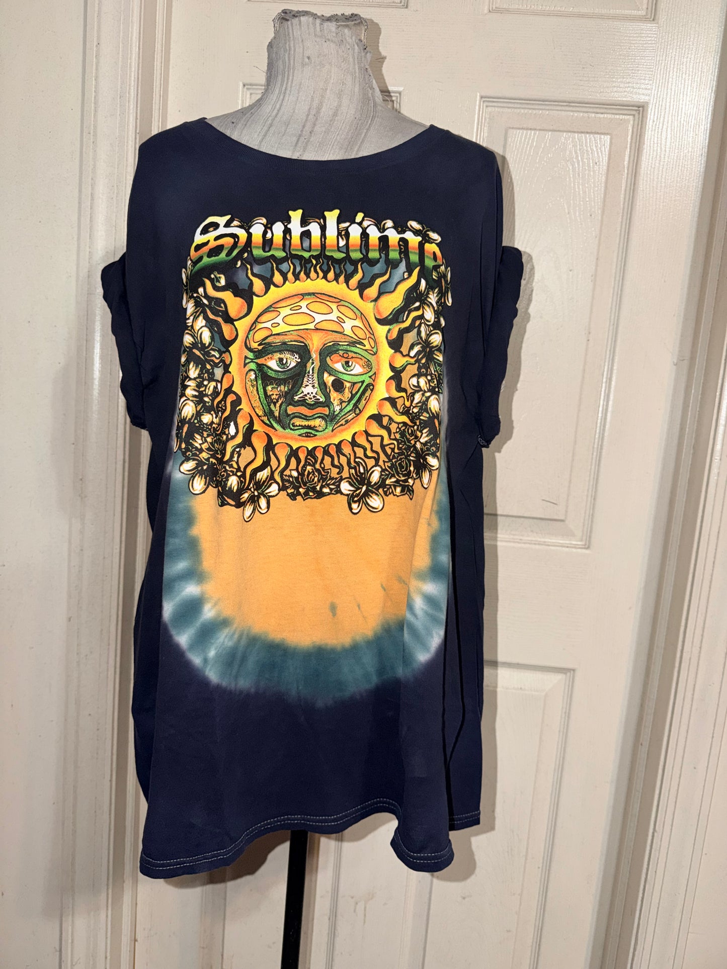 Sublime Double Sided Oversized Distressed Tee