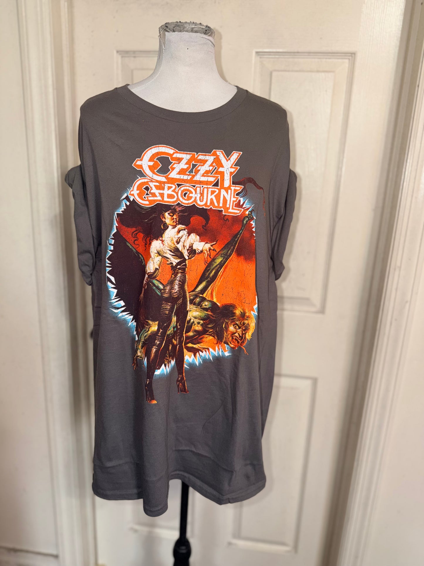 Ozzy Osbourne Oversized Distressed Tee