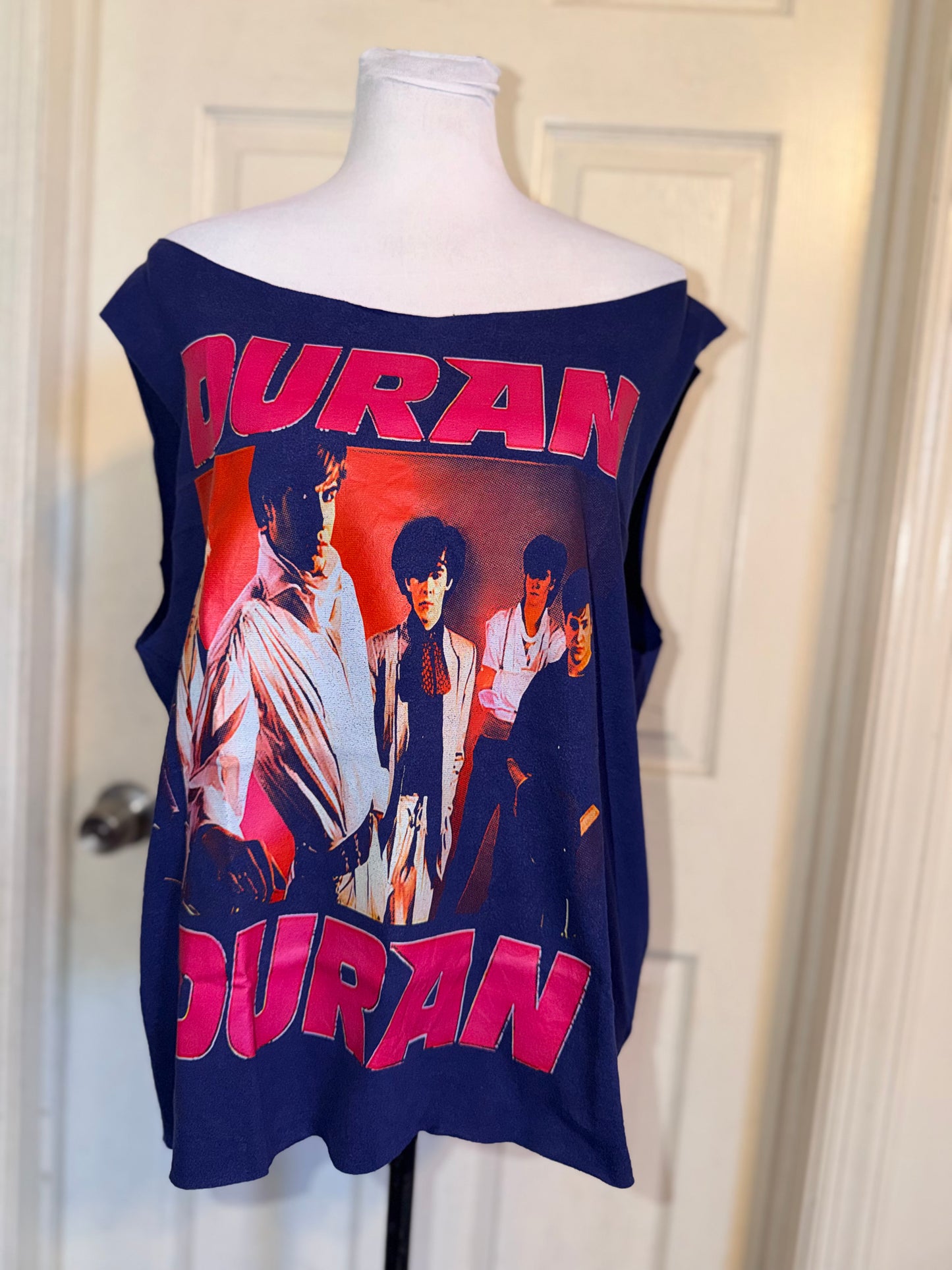 Duran Duran Oversized Distressed Tank