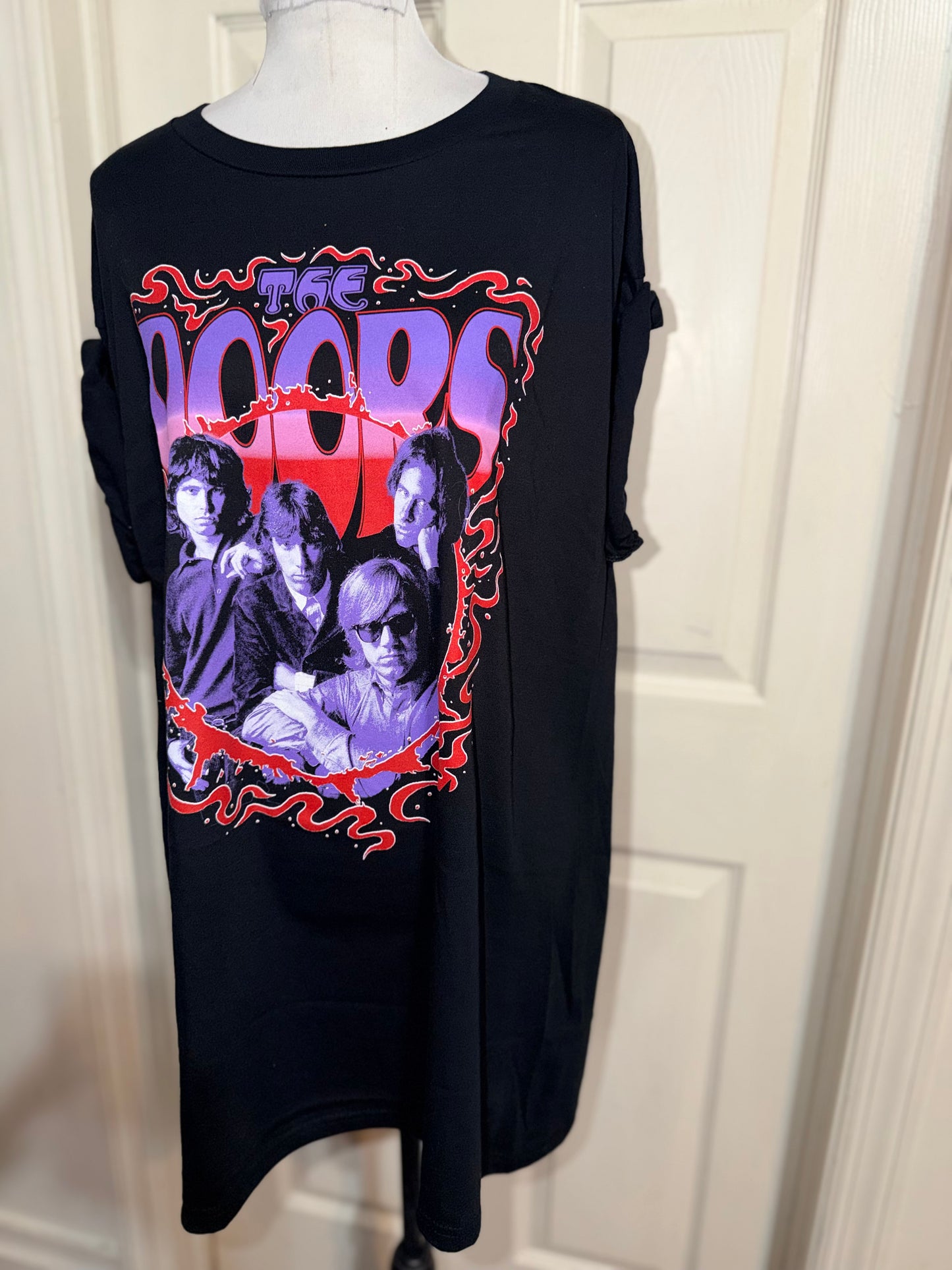 The Doors Double Sided Oversized Distressed Tee