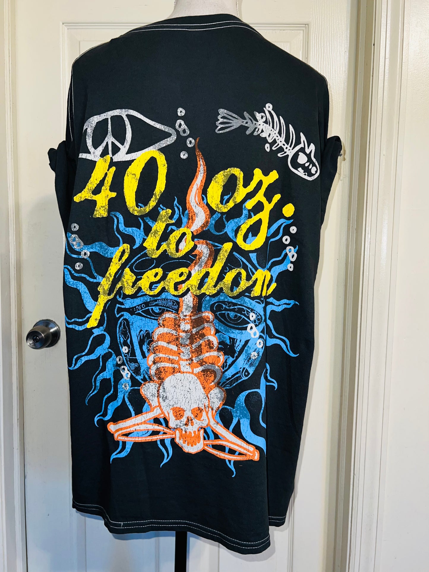 Sublime Double Sided Oversized Distressed Tee