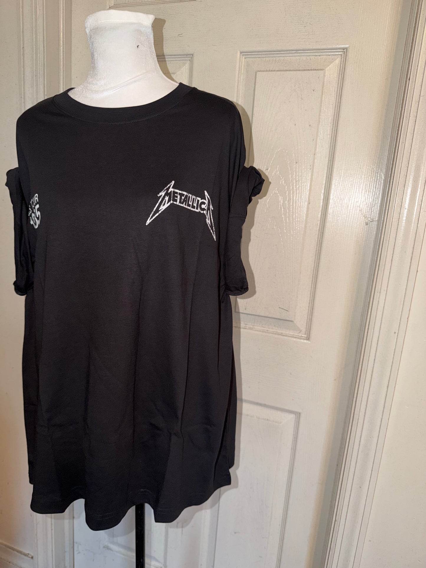 Metallica Double Sided Oversized Distressed Tee