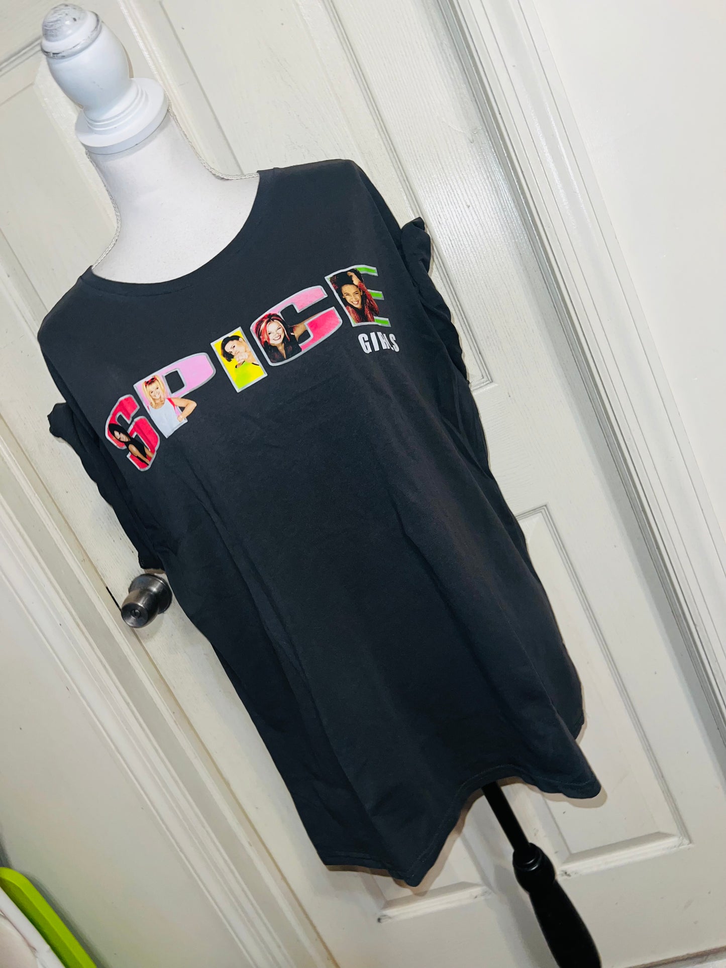 Spice Girls Oversized Distressed Tee