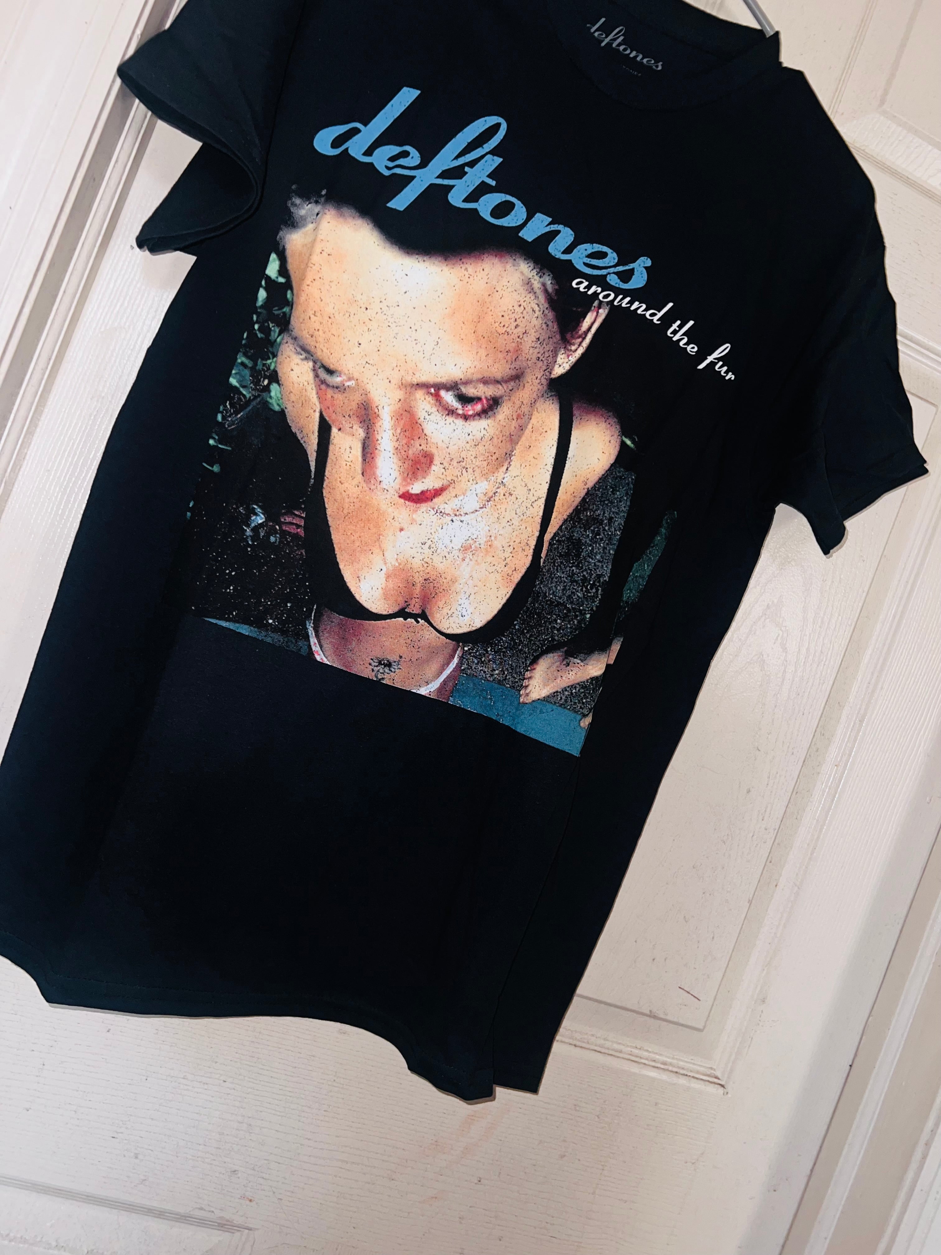 Deftones Around the Fur Oversized Distressed Tee – Distressed Out