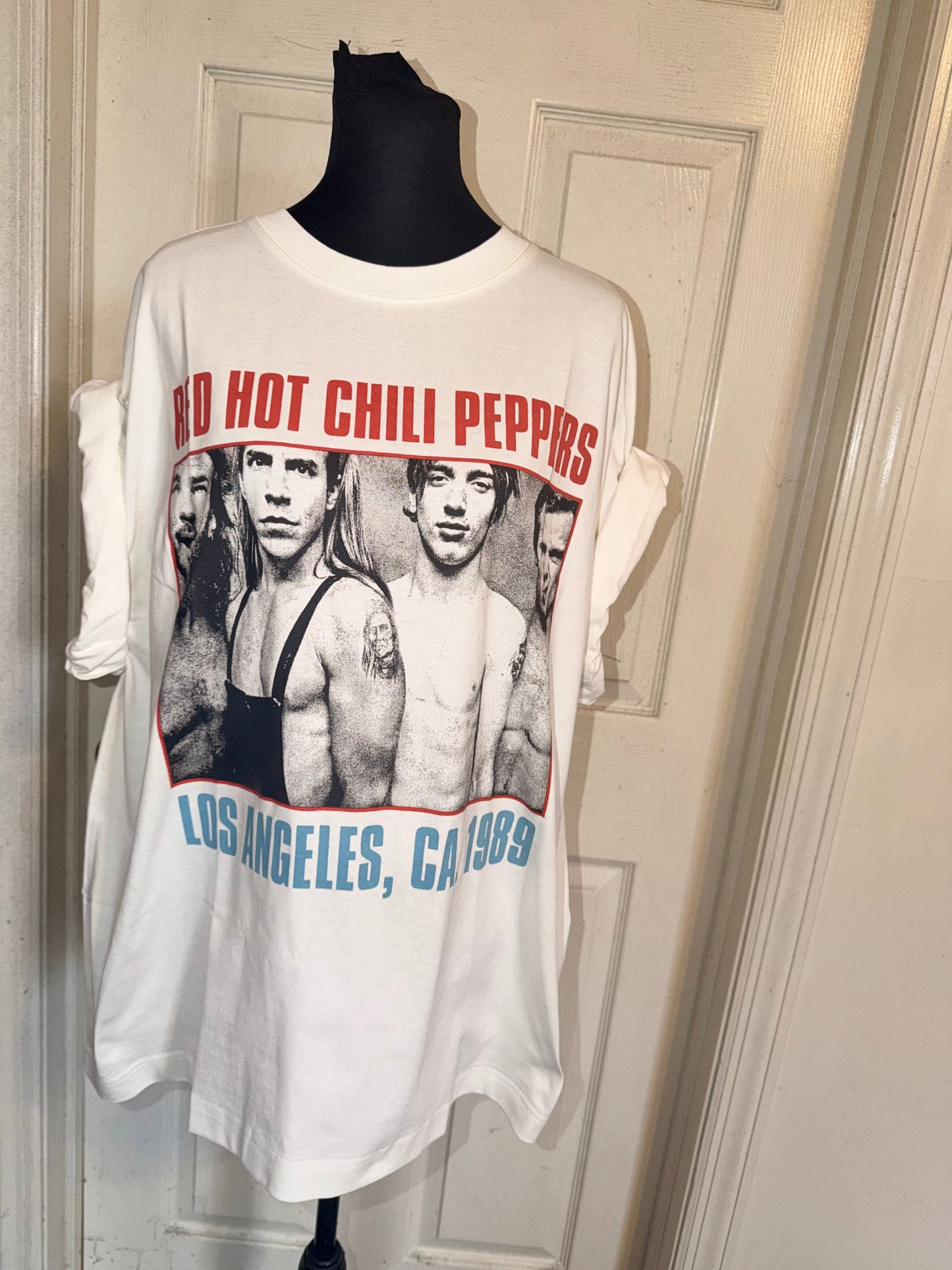 Red Hot Chili Peppers Oversized Distressed Tee