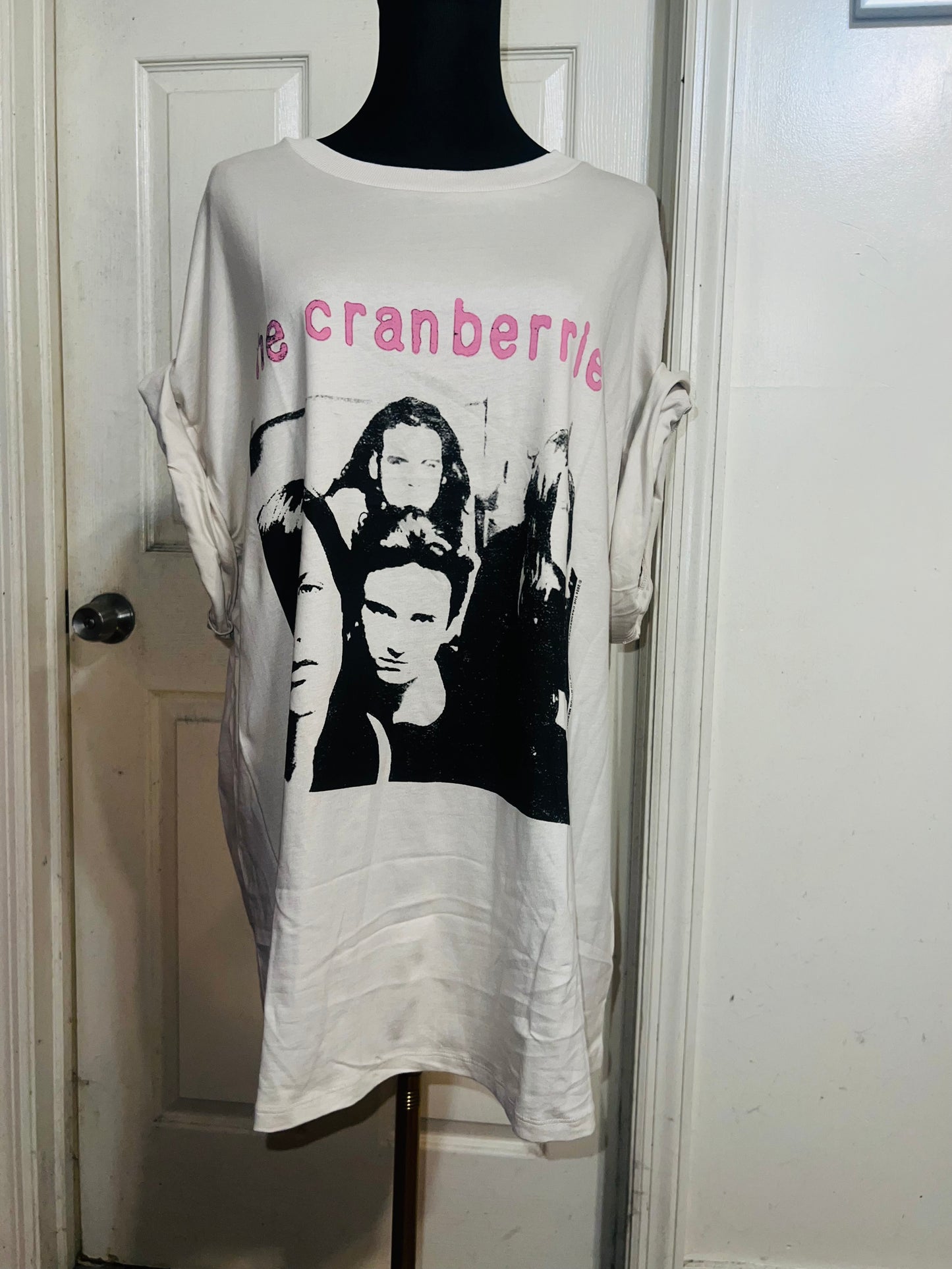 The Cranberries Oversized Distressed Tee