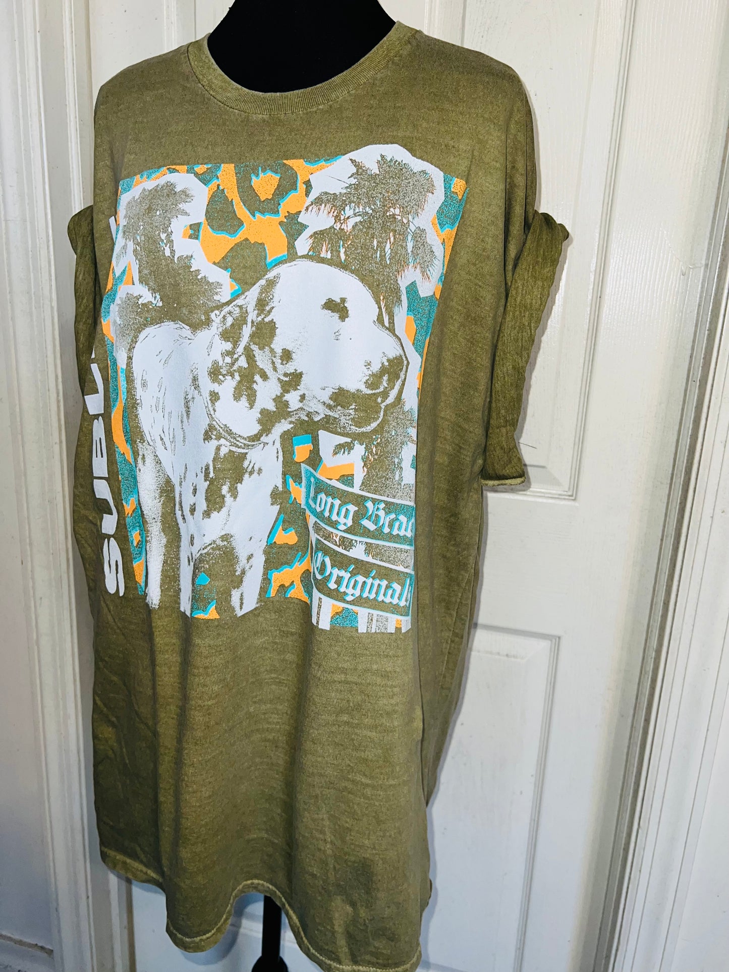 Sublime Double Sided Oversized Distressed Tee