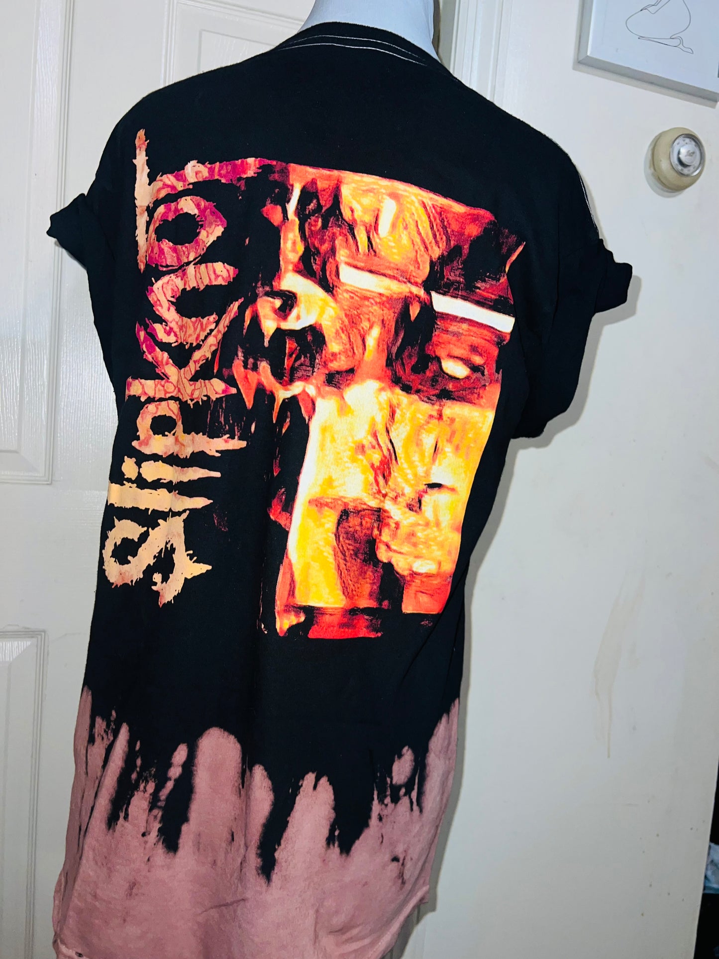 Slipknot Double Sided Oversized Distressed Tee