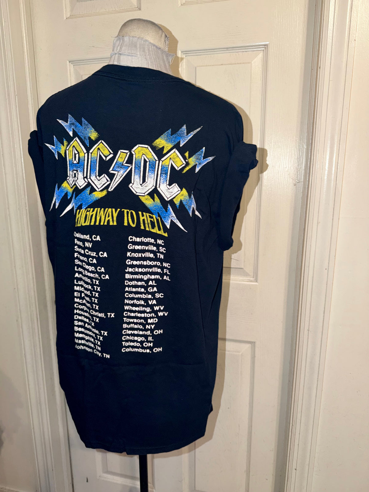 AC/DC Double Sided Oversized Tee