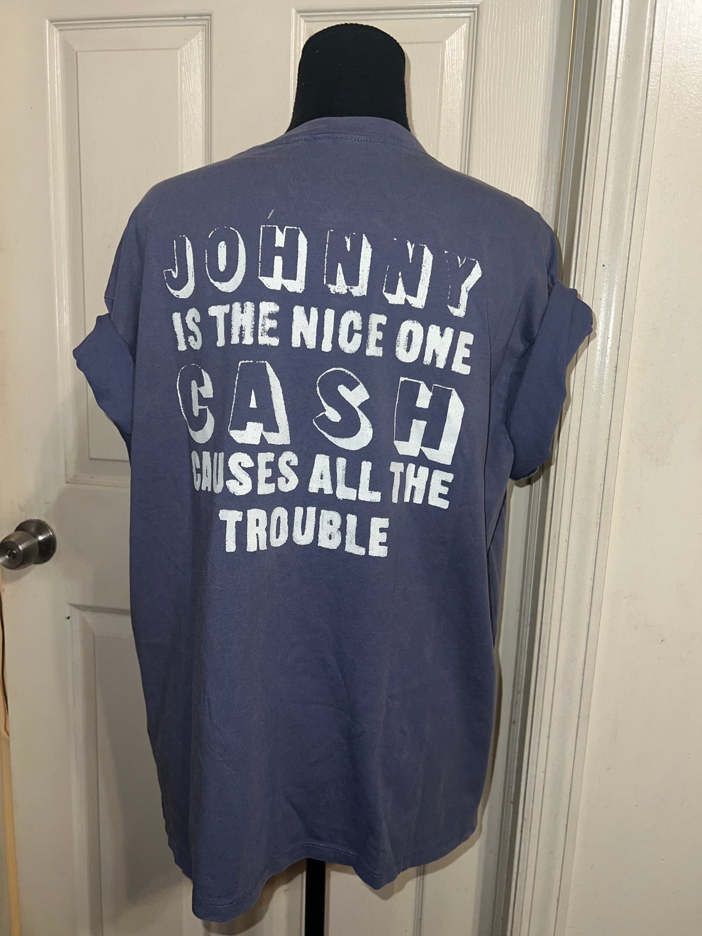 Johnny Cash Double Sided Oversized Tee