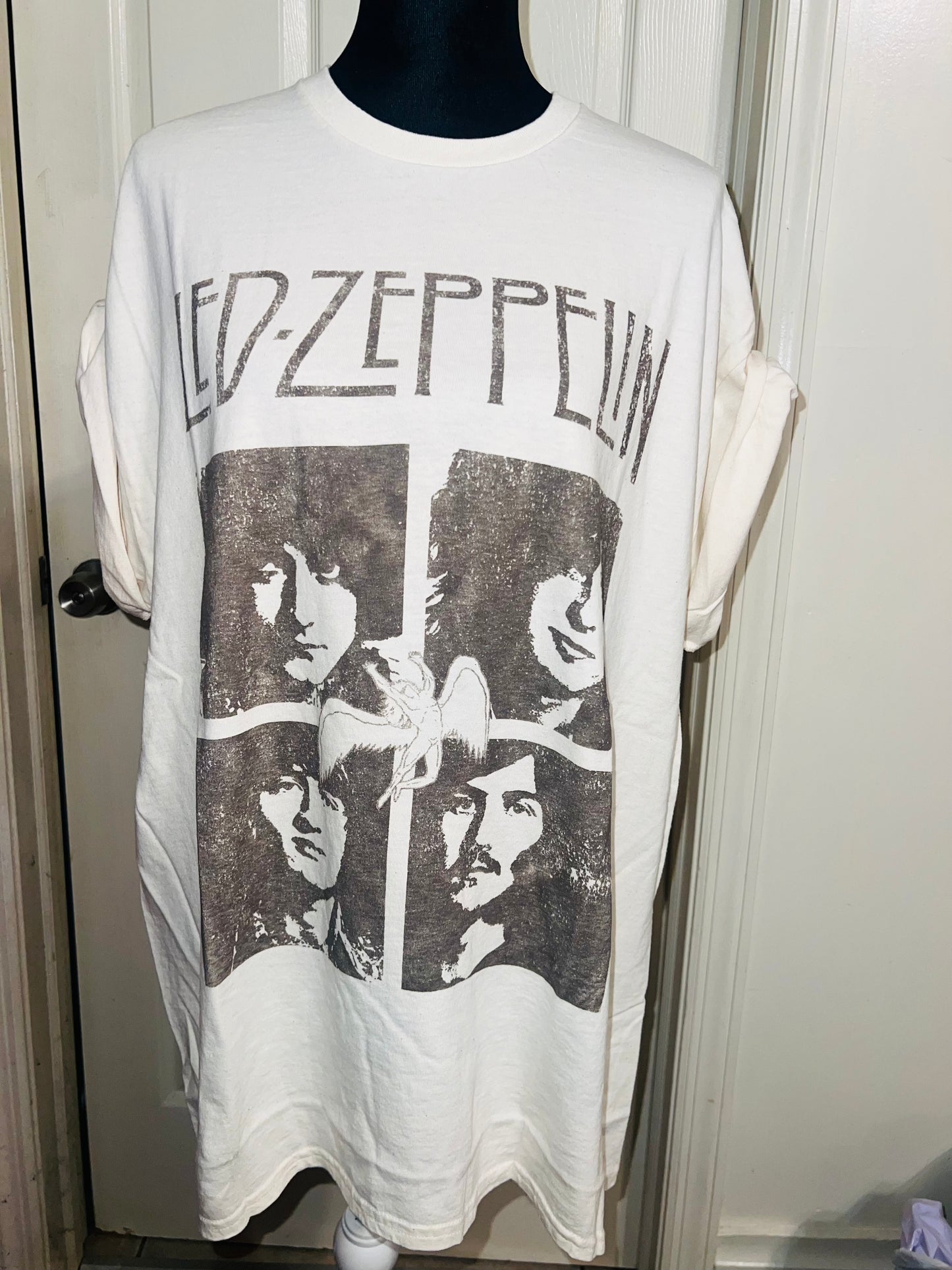 Led Zeppelin Oversized Distressed Tee