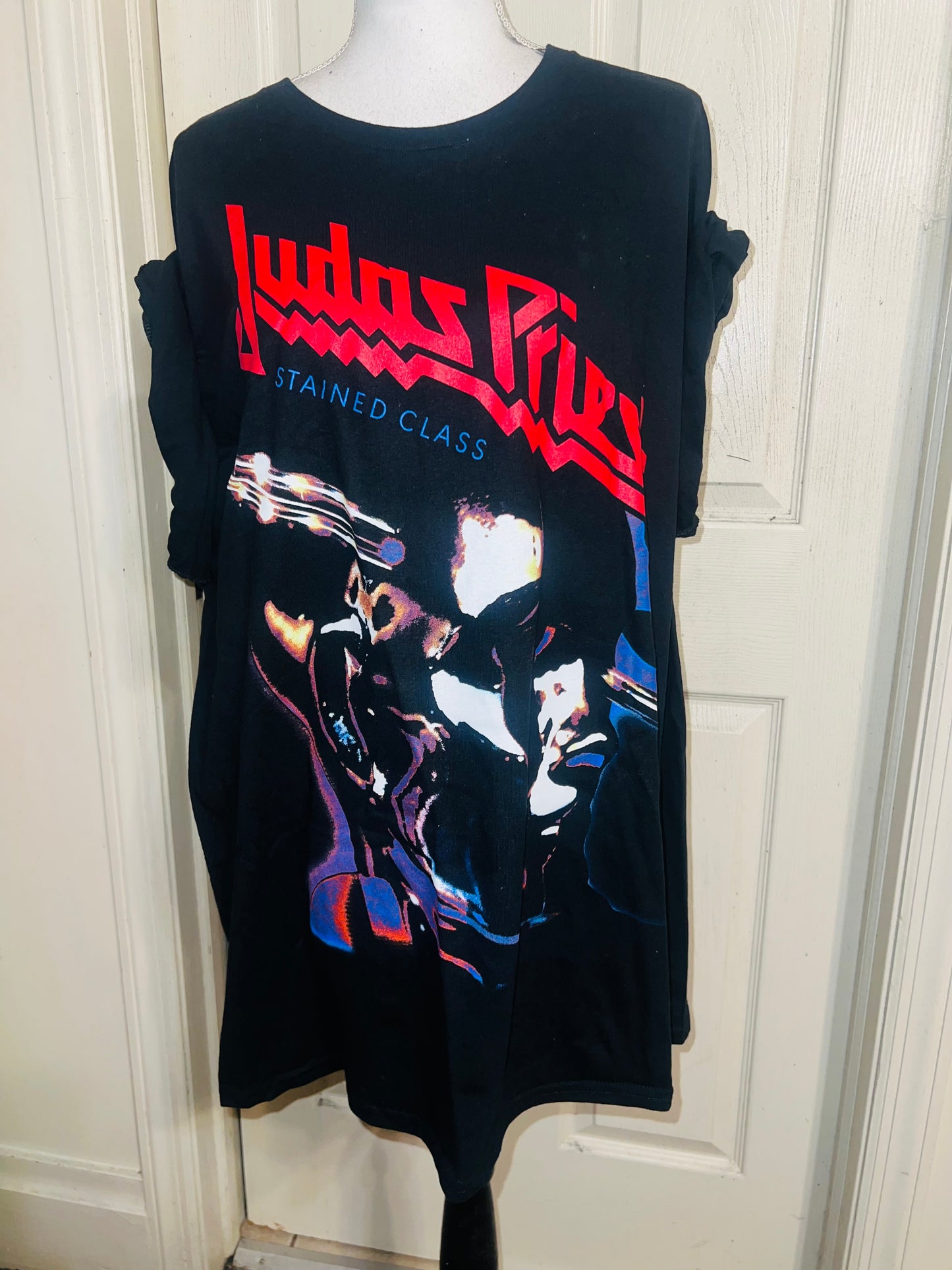 Judas Priest Oversized Distressed Tee