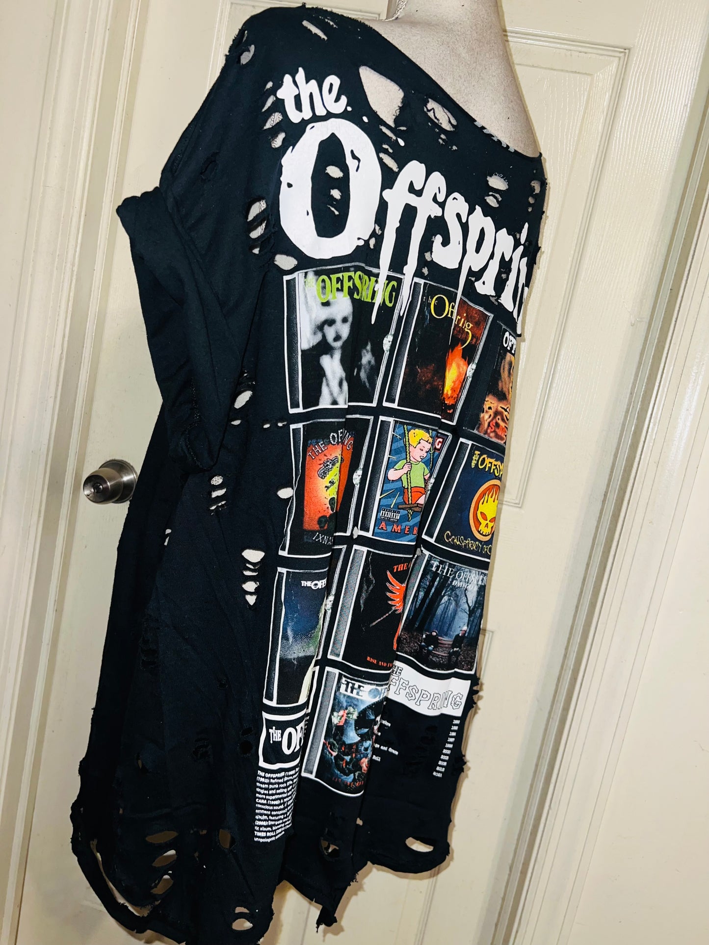 The Offspring Double Sided Oversized Distressed Tee