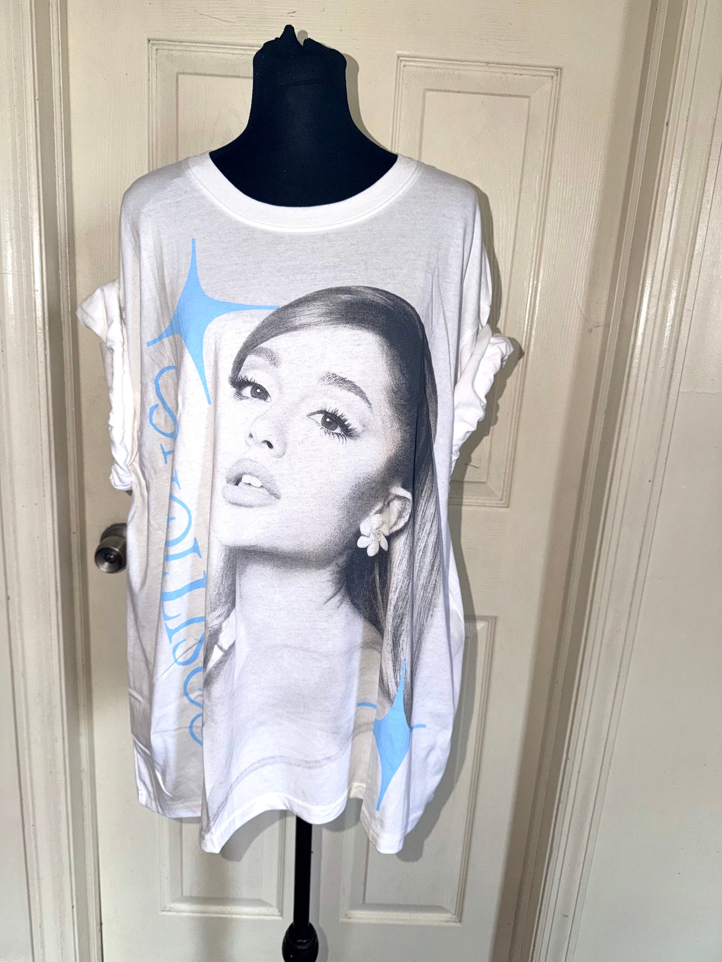 Ariana Grande Oversized Distressed Tee