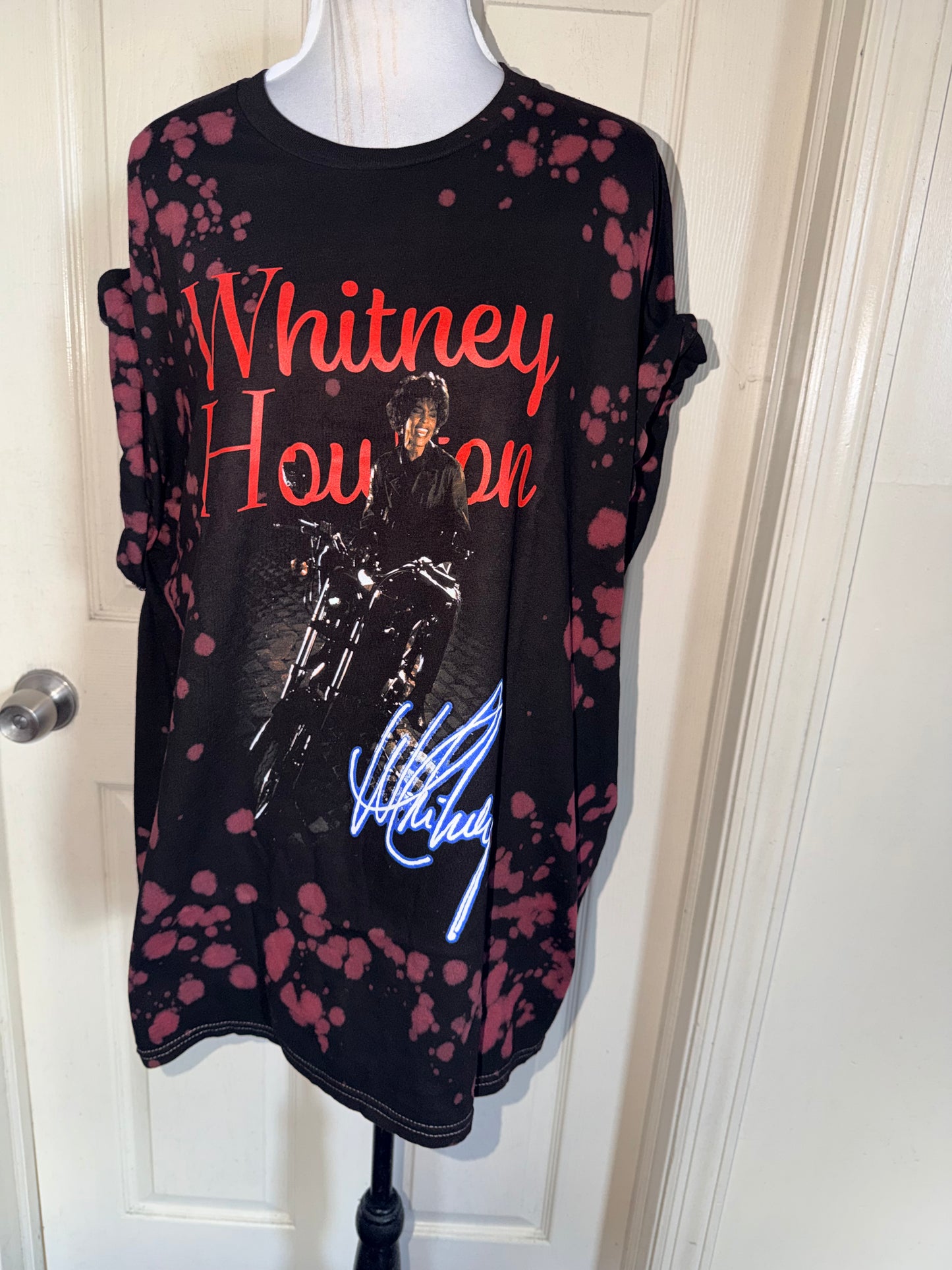 Whitney Houston Distressed Tee