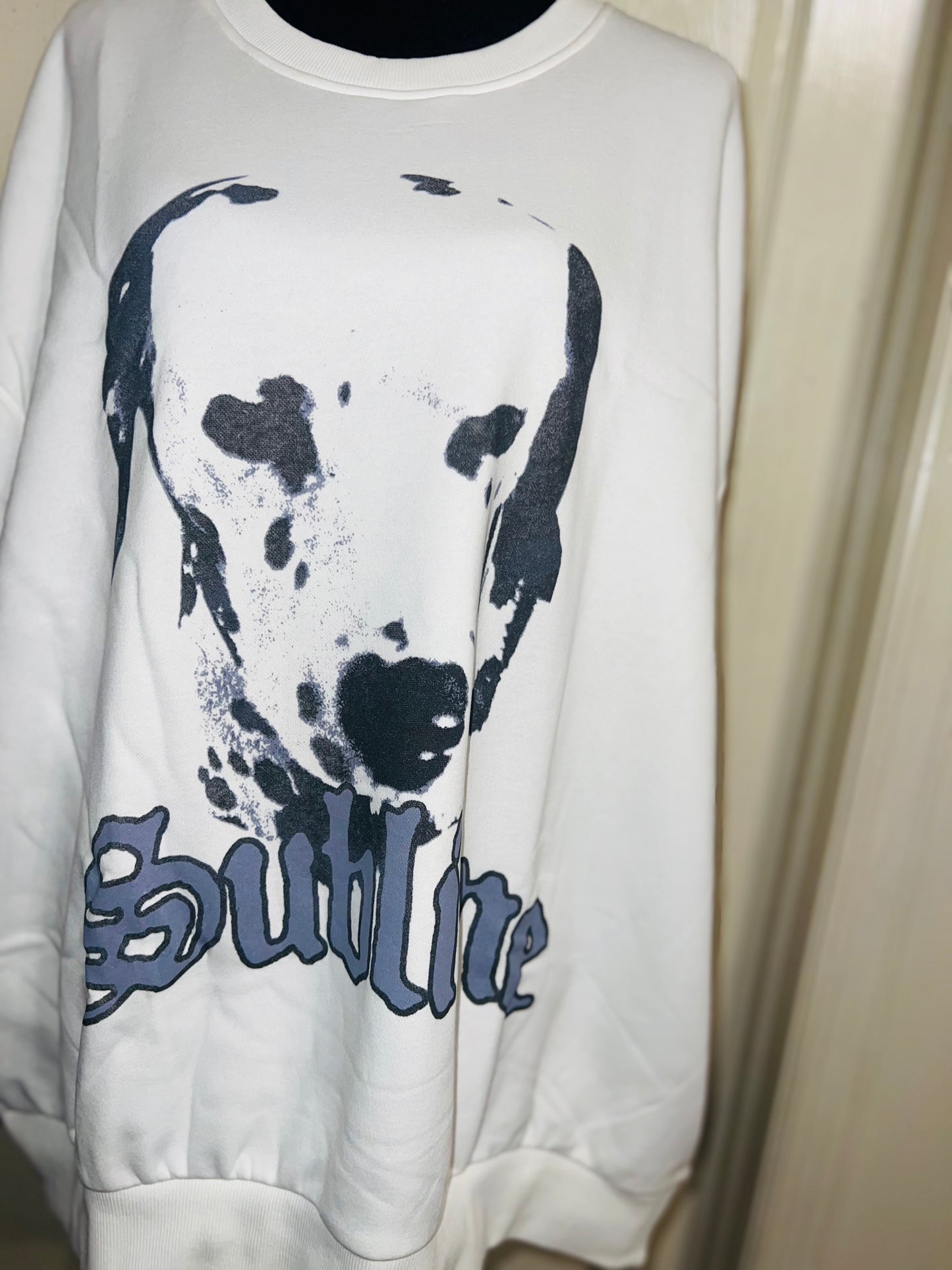 Sublime Oversized Distressed Sweatshirt