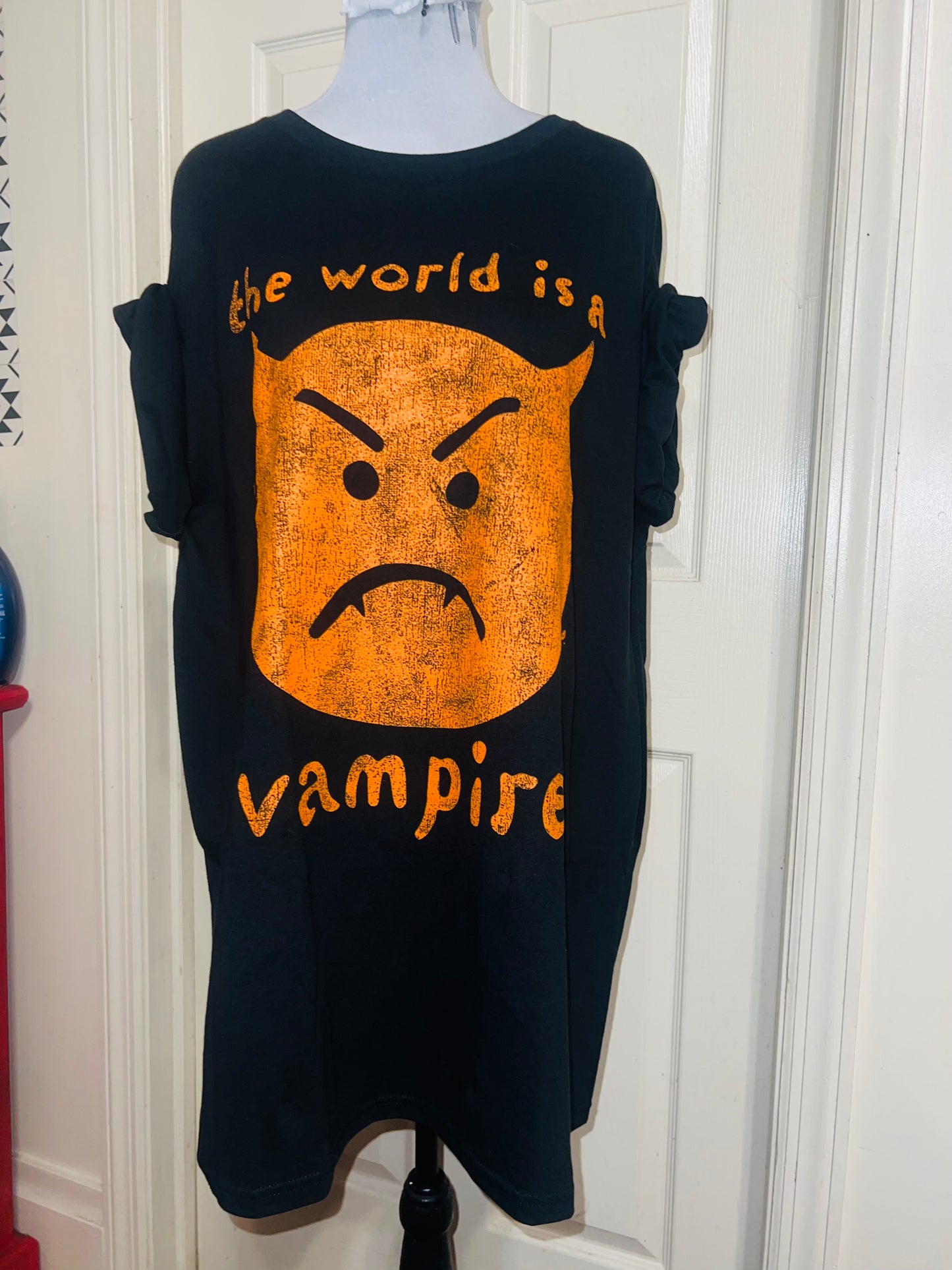 The Smashing Pumpkins Tour Double Sided Oversized Distressed Tee