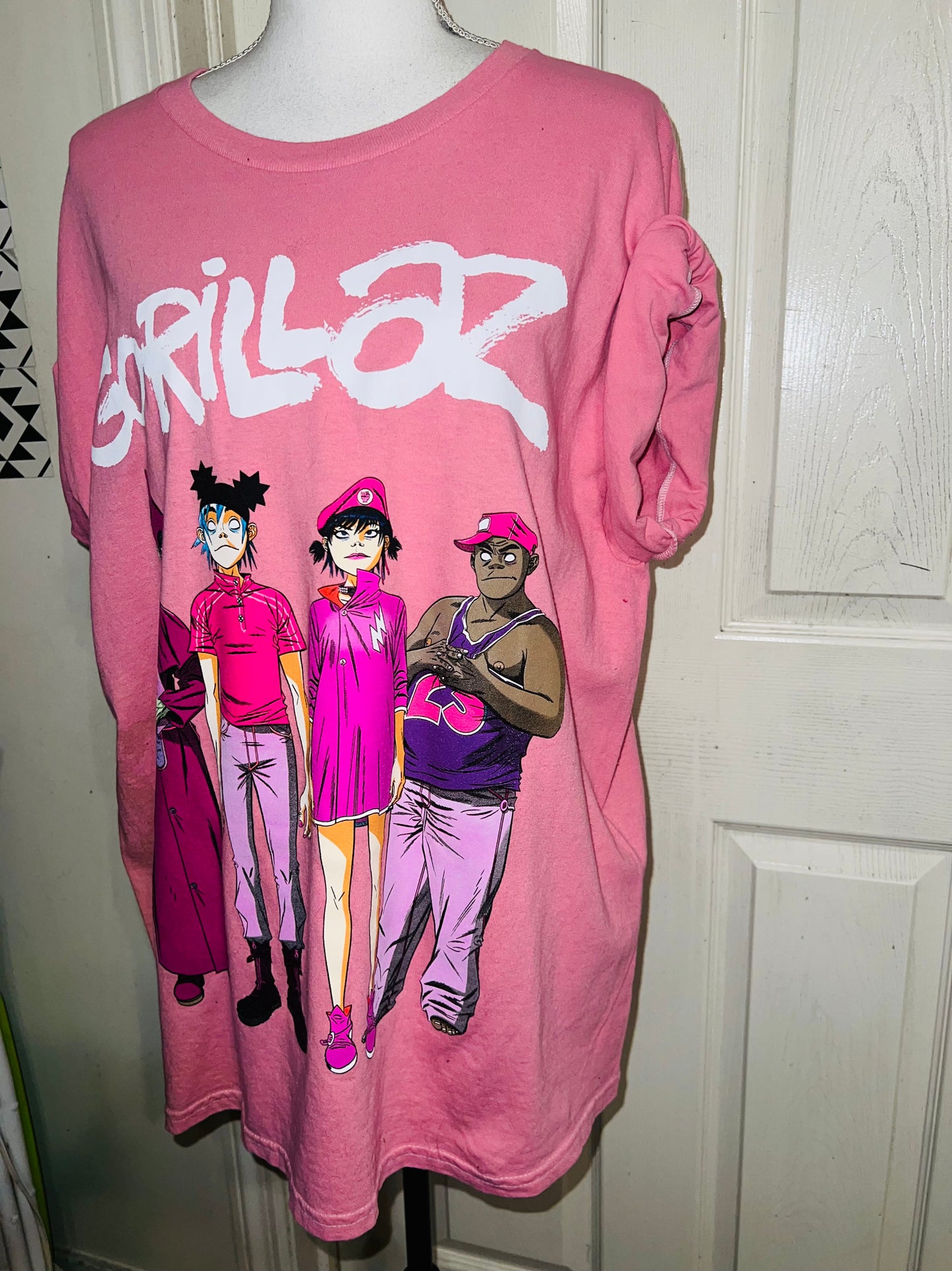 Gorillaz Oversized Distressed Tee