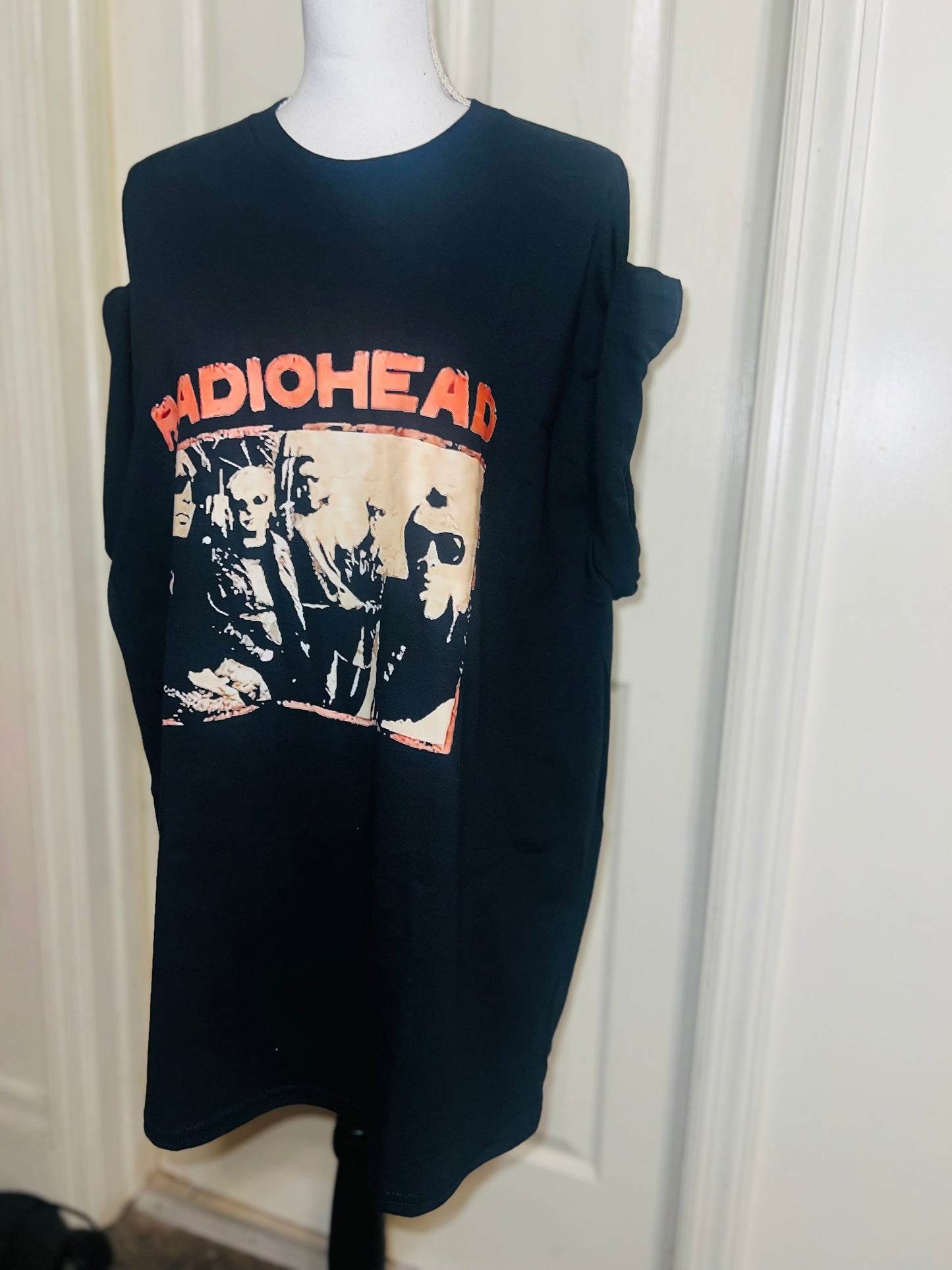 Radiohead Oversized Distressed Tee