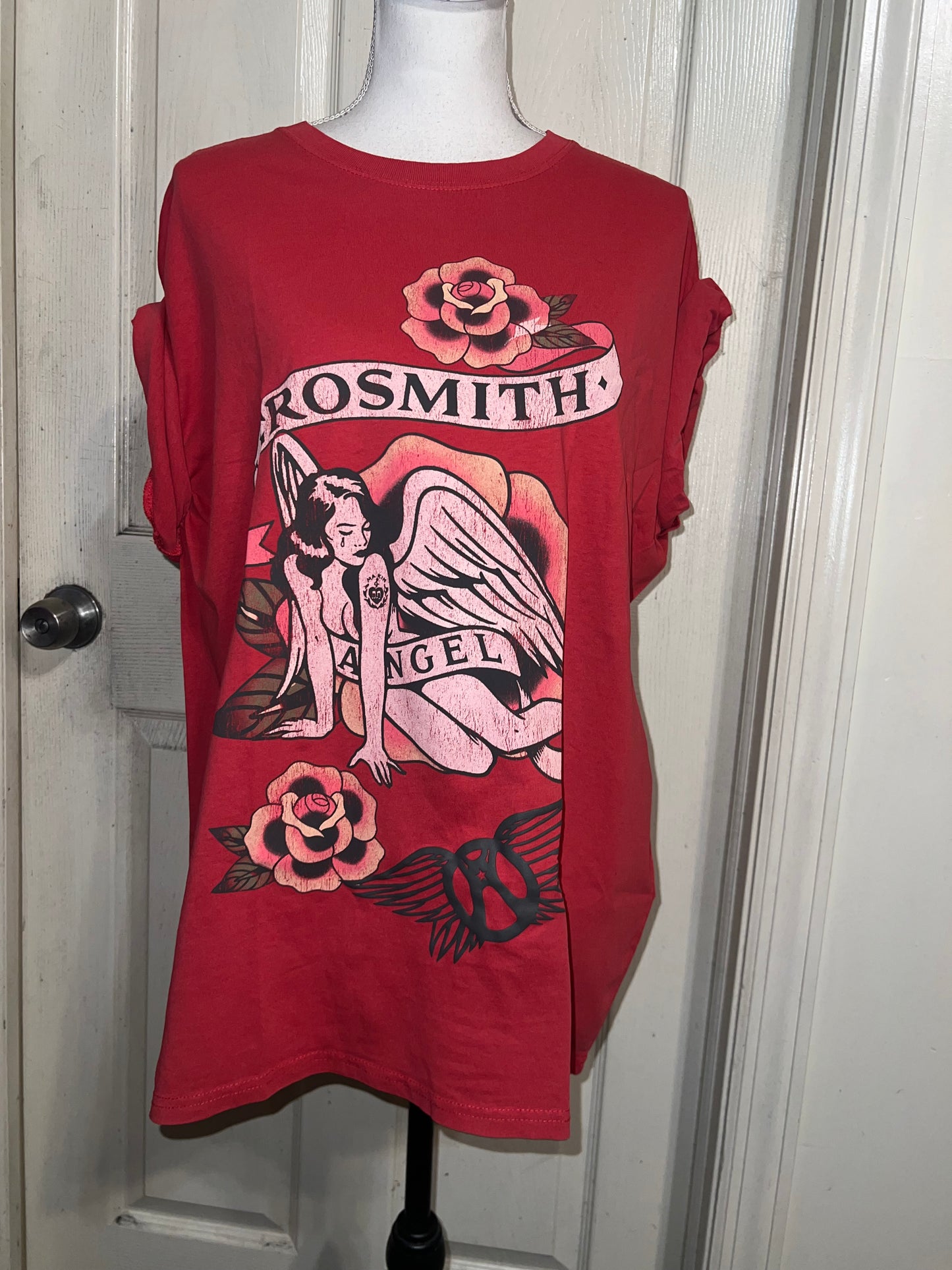 Aerosmith Oversized Distressed Tee