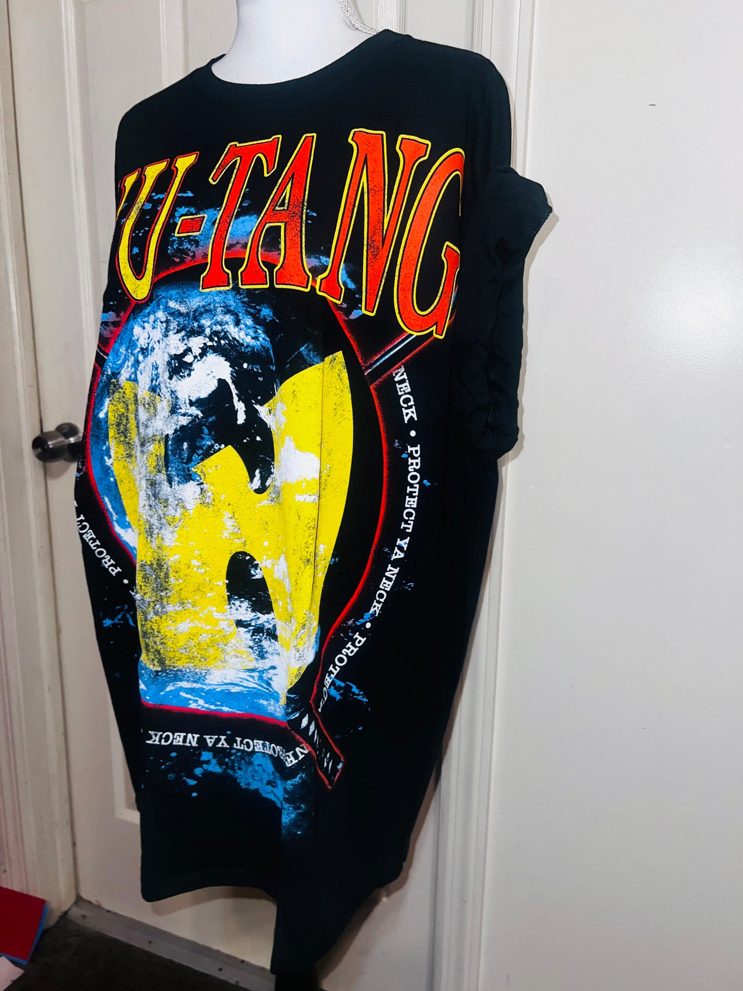 Wu-Tang Clan Oversized Distressed Tee