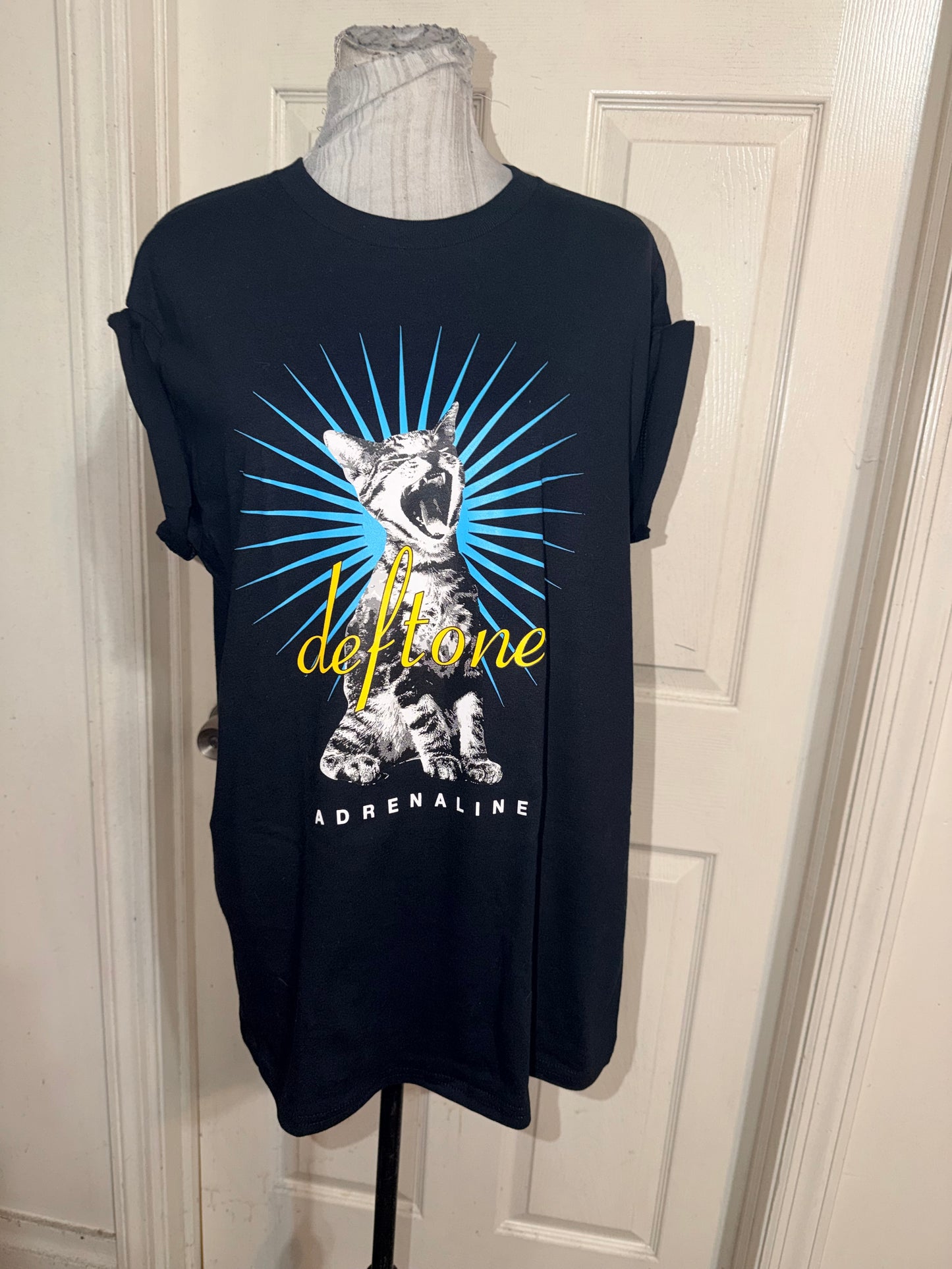 Deftones Oversized Distressed Tee