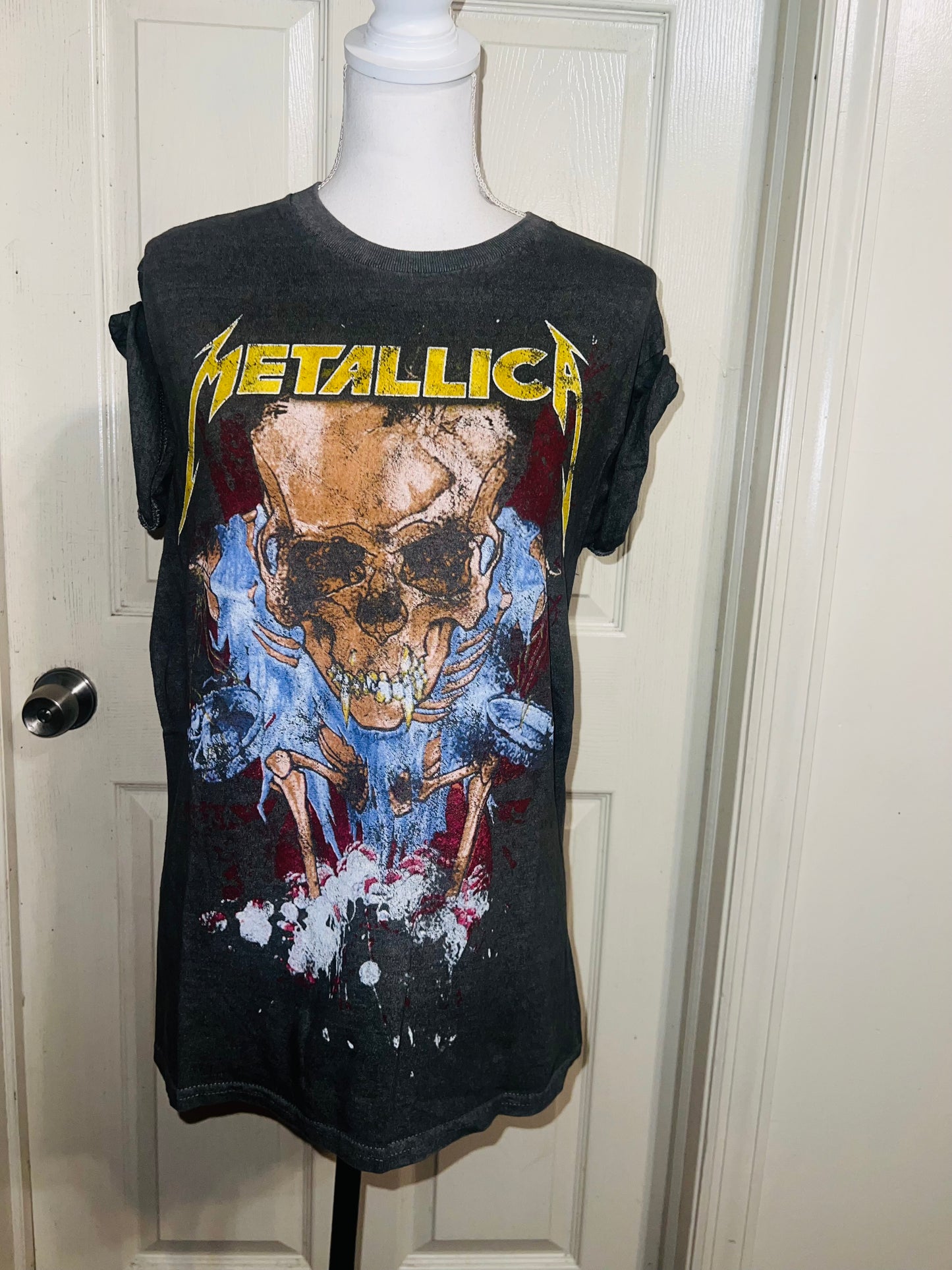 Metallica Oversized Distressed Tee