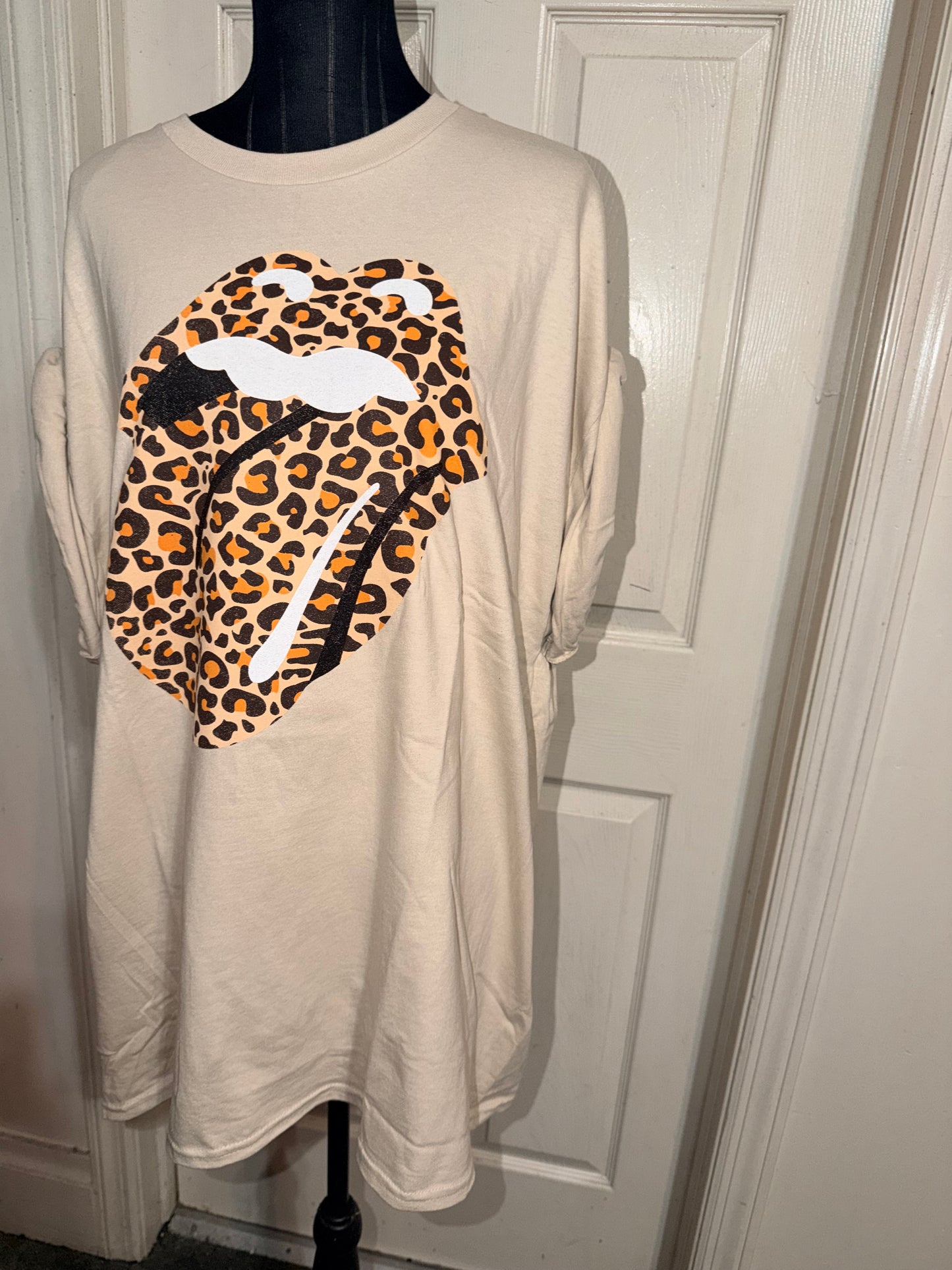 The Rolling Stones Oversized Distressed Tee