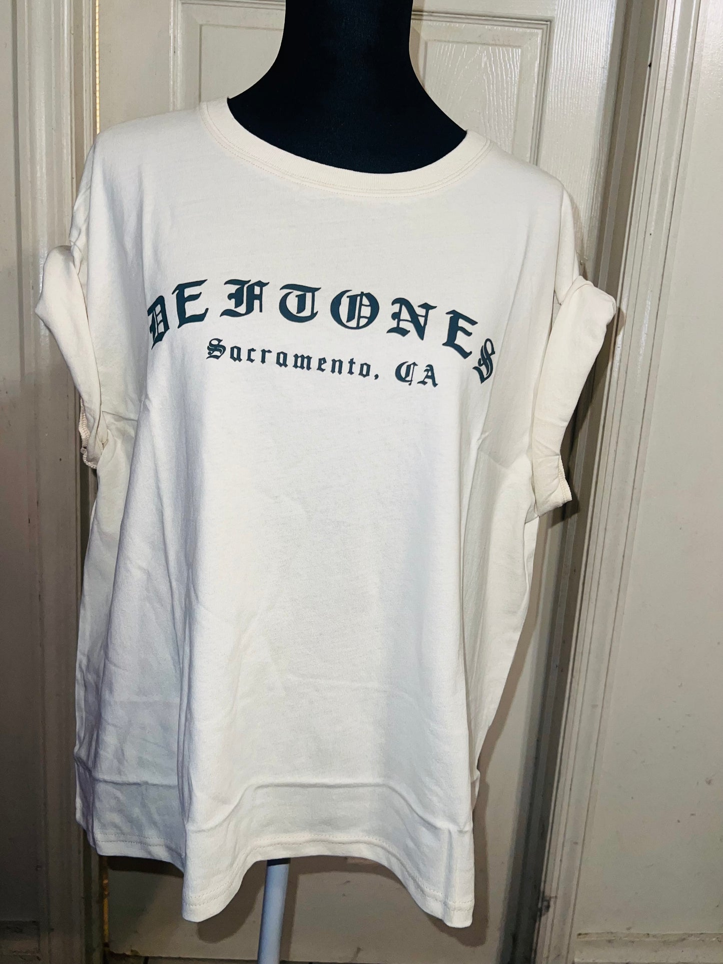 Deftones Oversized Distressed Tee