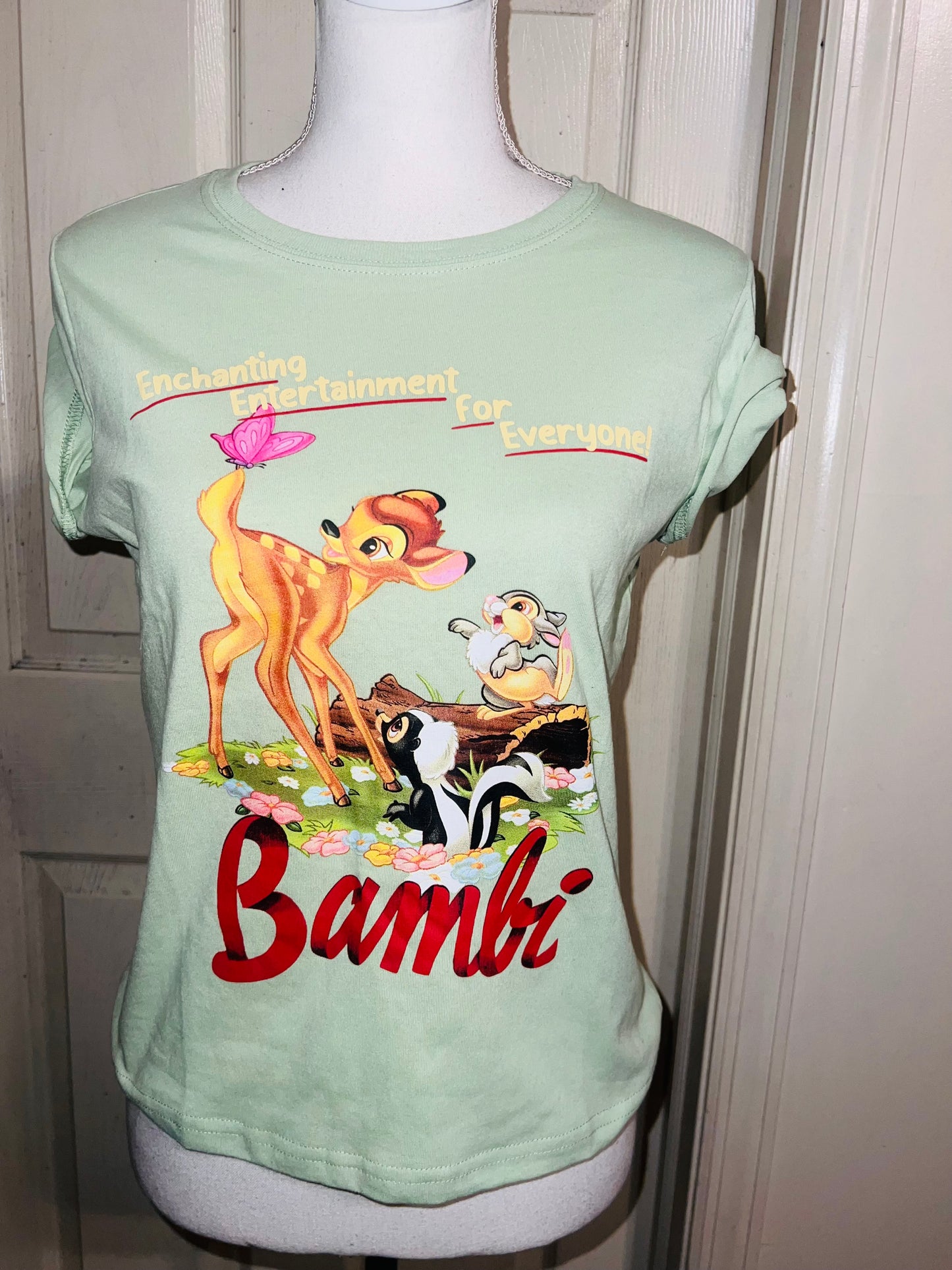 Bambi Distressed Baby Tee