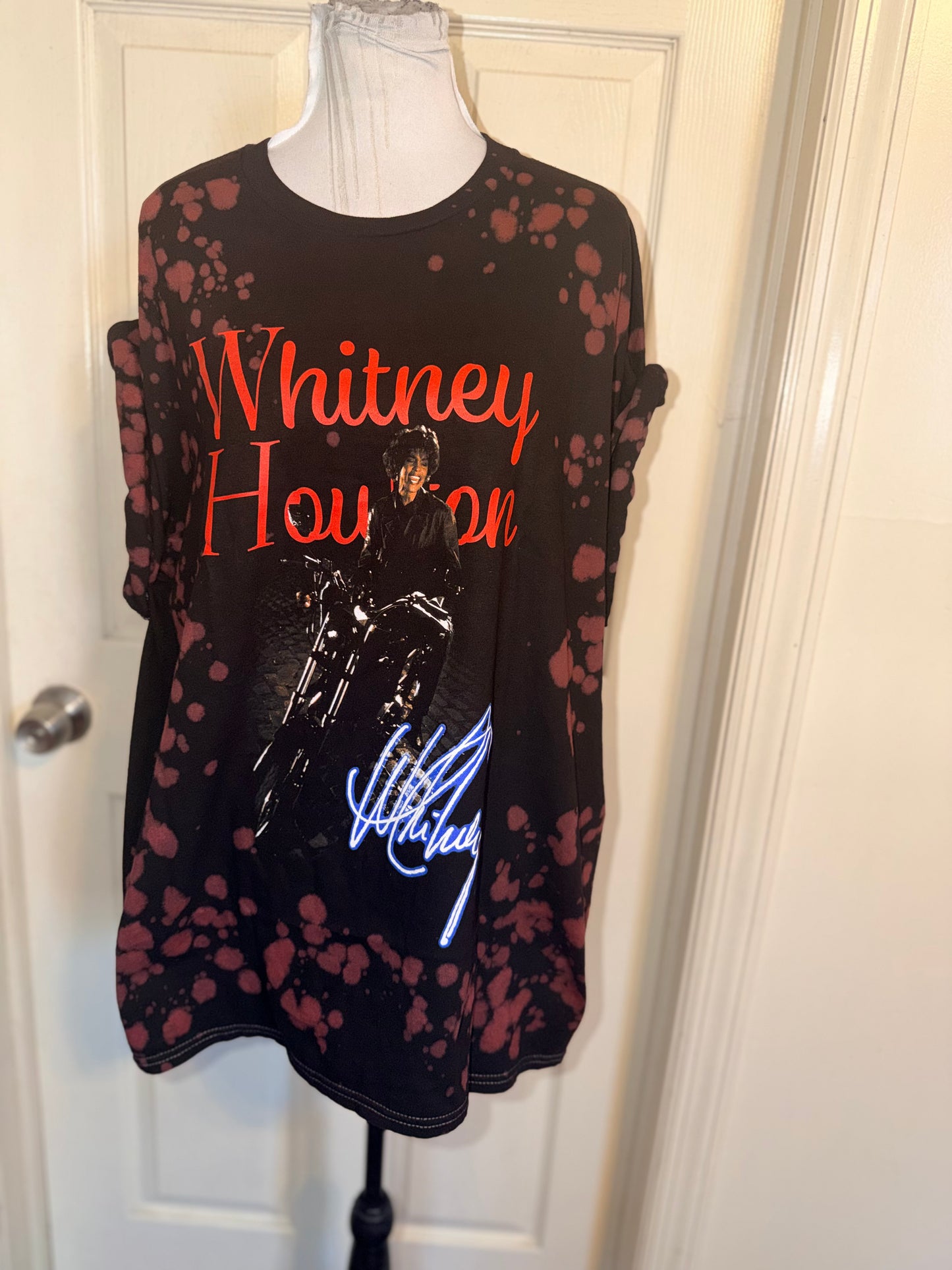 Whitney Houston Distressed Tee