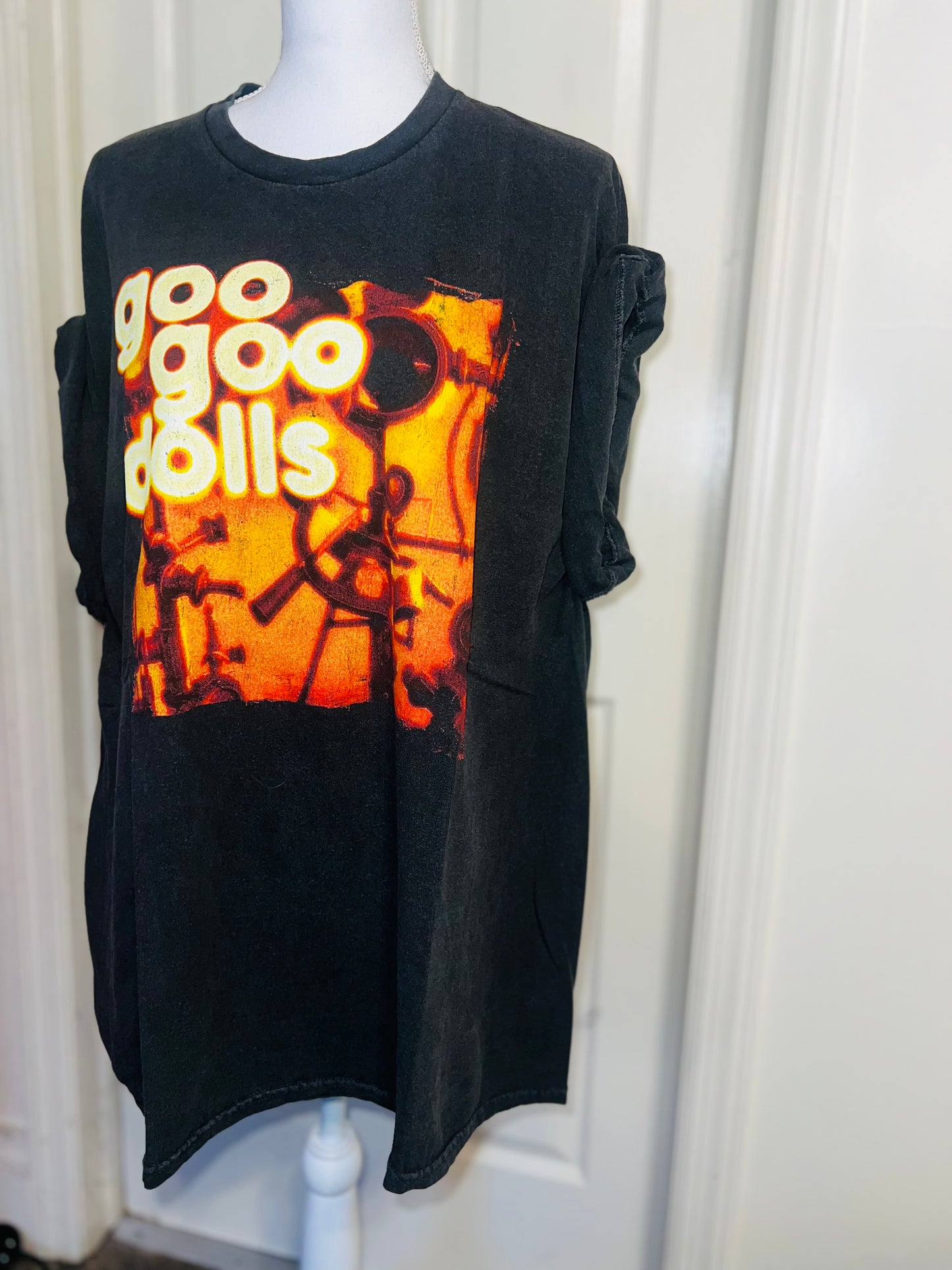 Goo Goo Dolls Oversized Distressed Tee