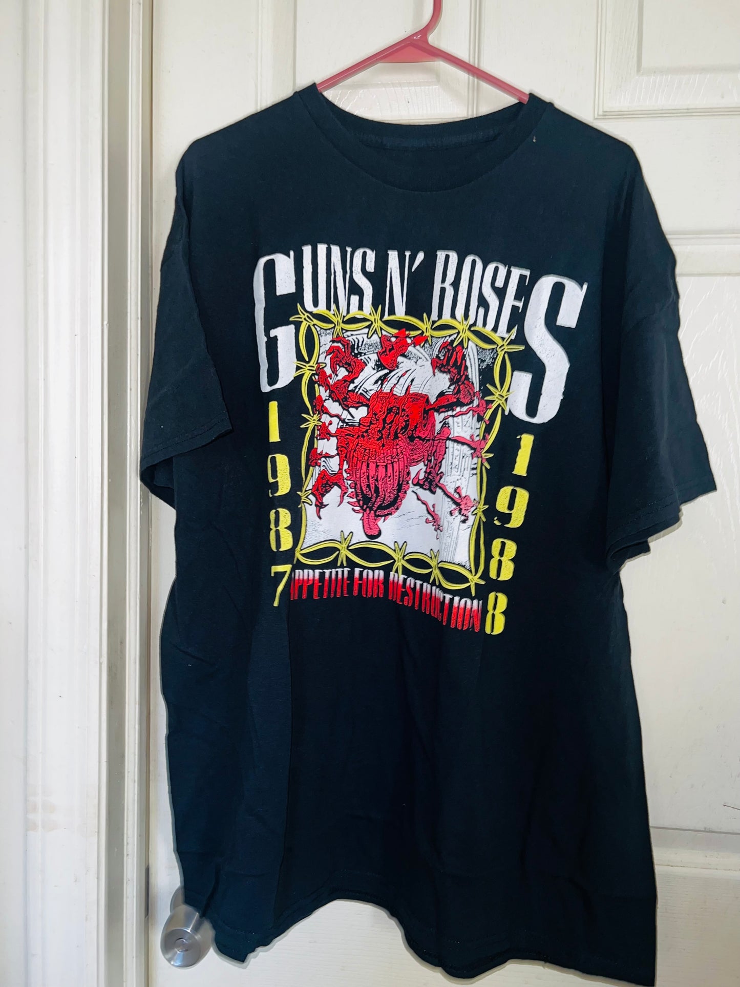 Guns n Roses Double Sided Distressed Tee 87-88