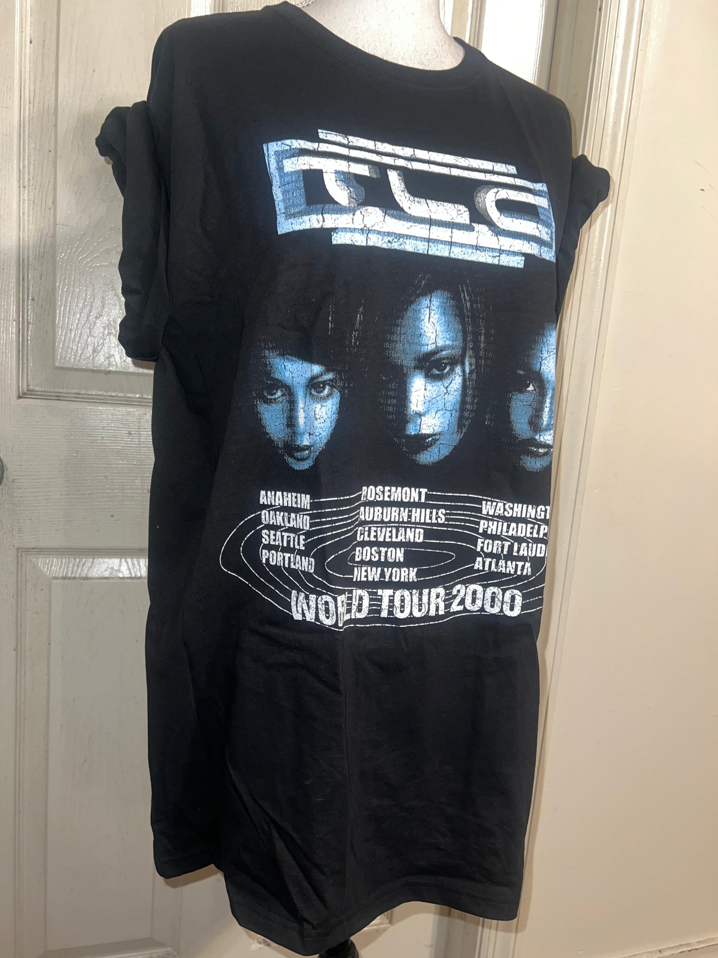 TLC Oversized Distressed Tee