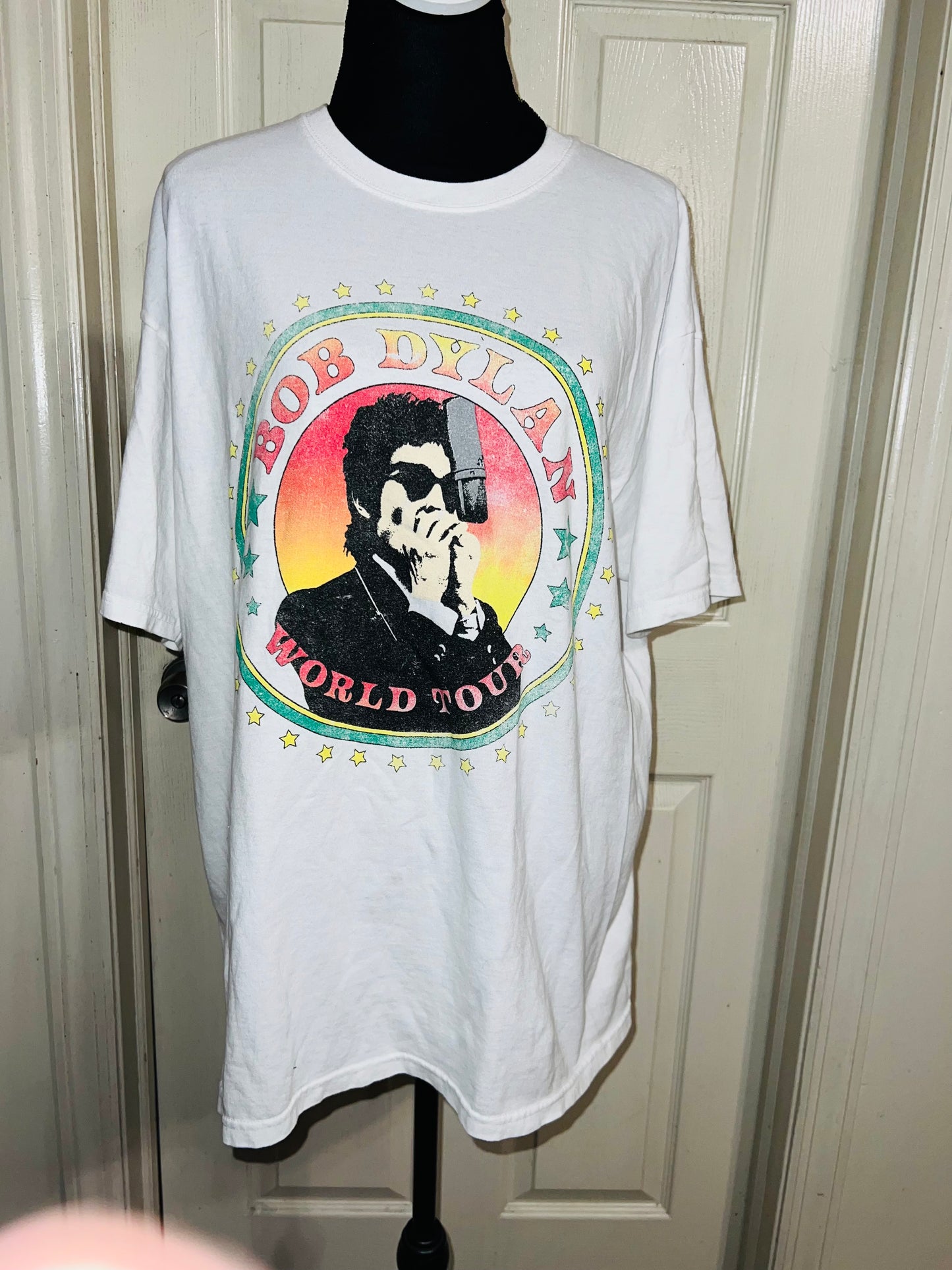 Bob Dylan Double Sided Oversized Distressed Tee