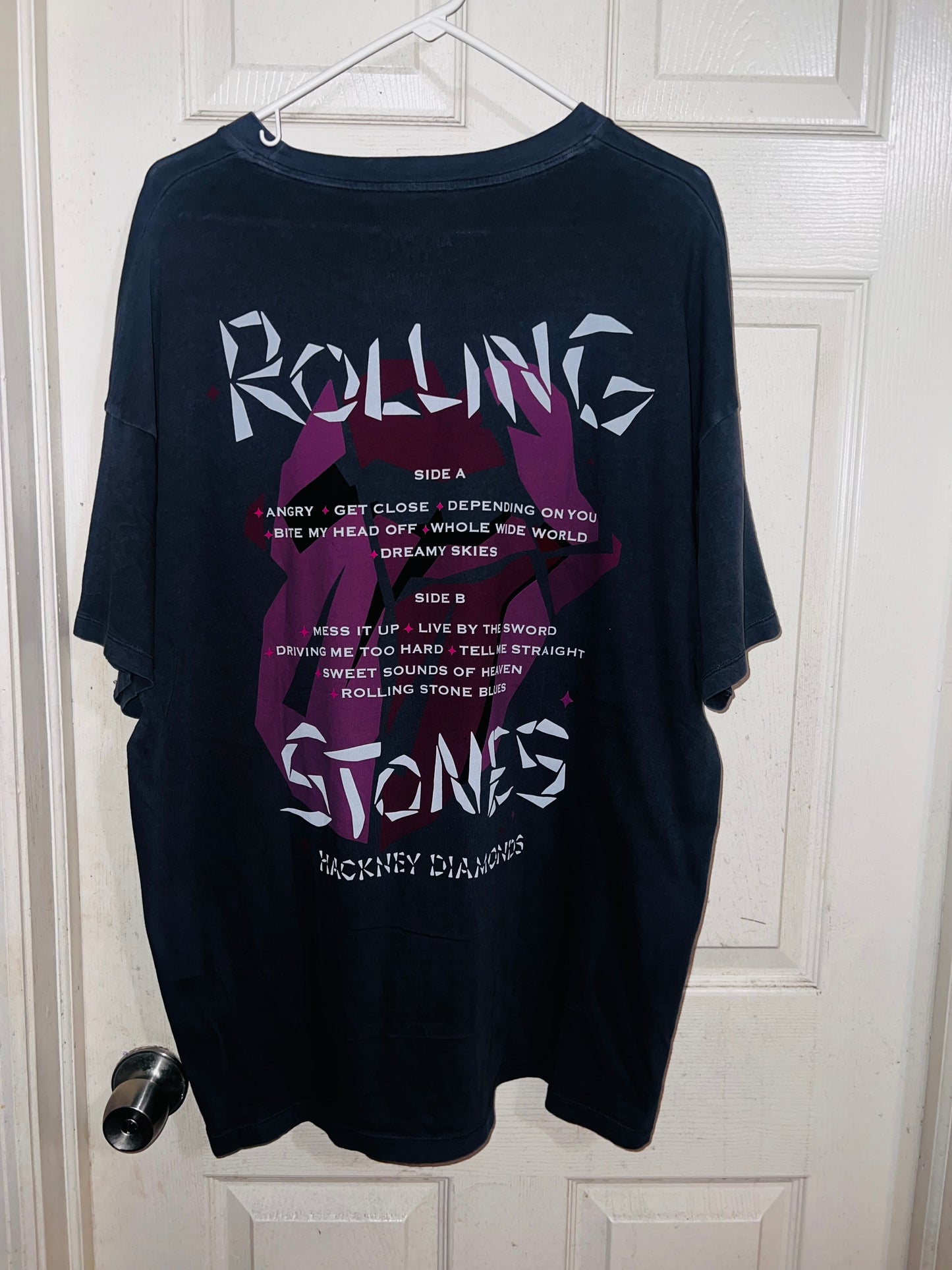 The Rolling Stones Hackney Diamonds Double Sided Oversized Tee