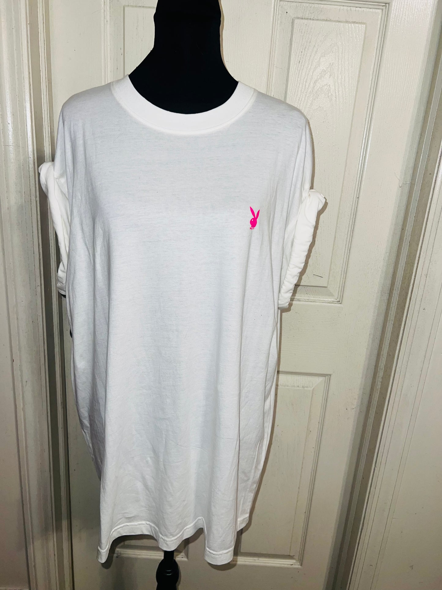 Playboy Surf Club Double Sided Oversized Distressed Tee