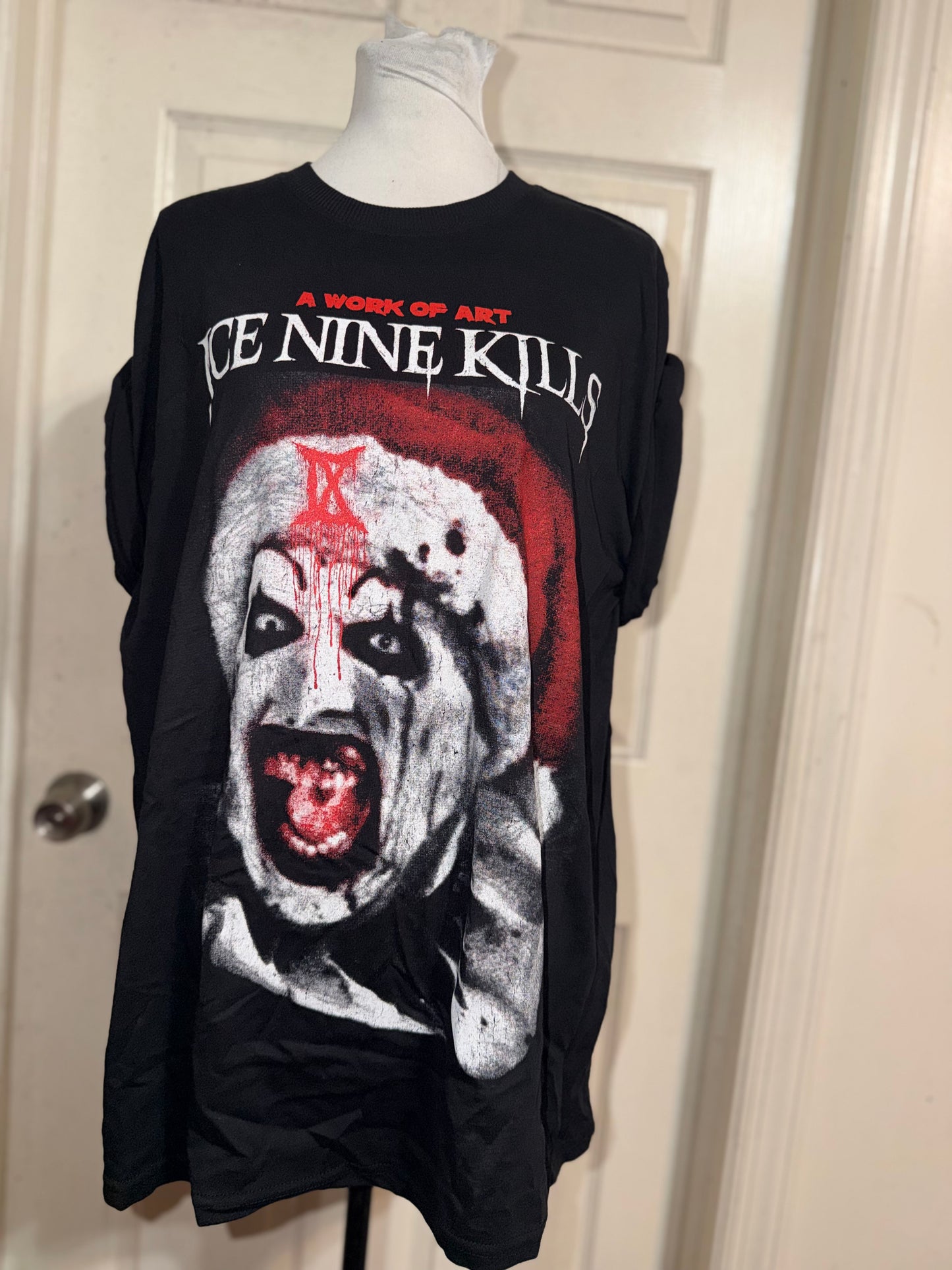 Ice Nine Kills Oversized Distressed Tee