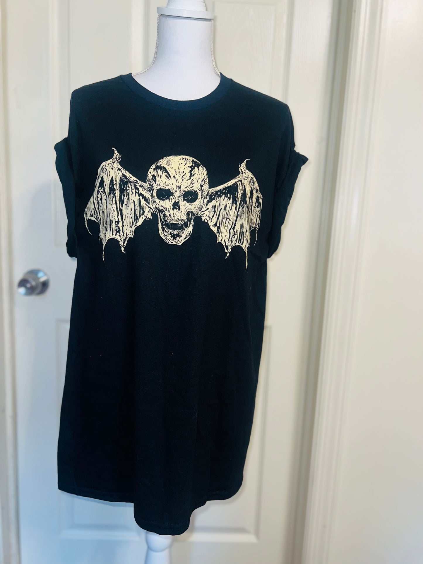 Avenged Sevenfold Double Sided Oversized Distressed Tee