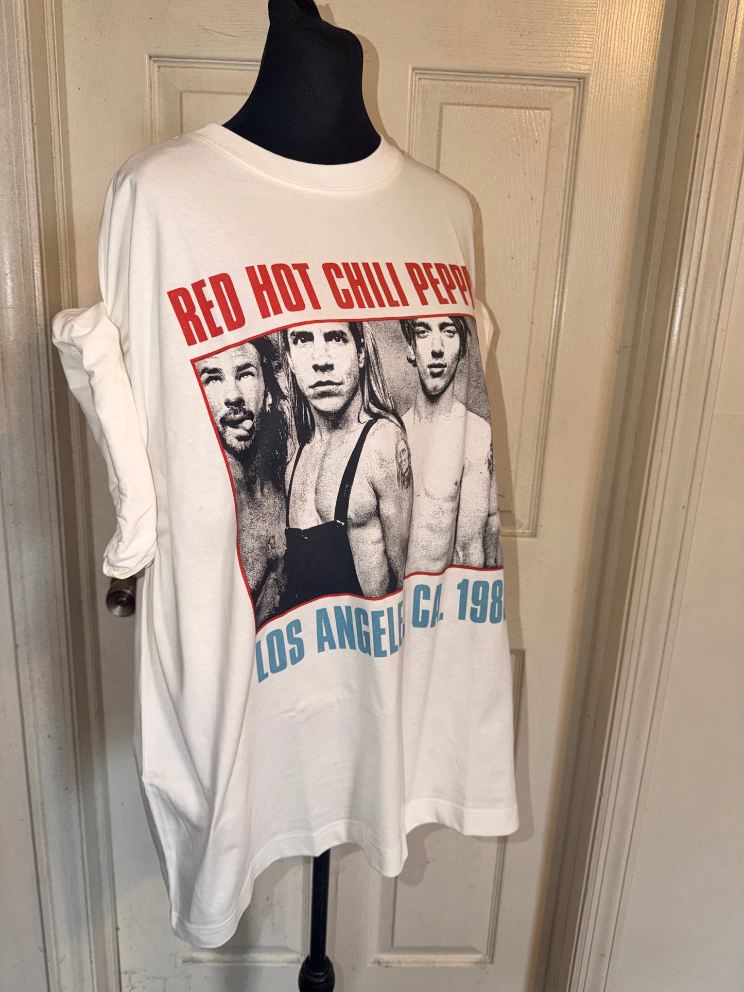 Red Hot Chili Peppers Oversized Distressed Tee