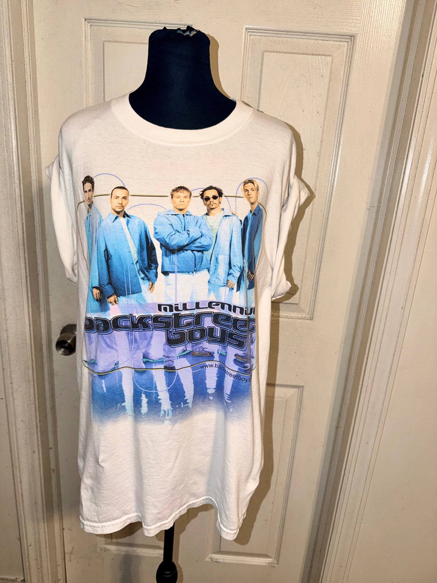 Backstreet Boys Vintage Double Sided Distressed Tee