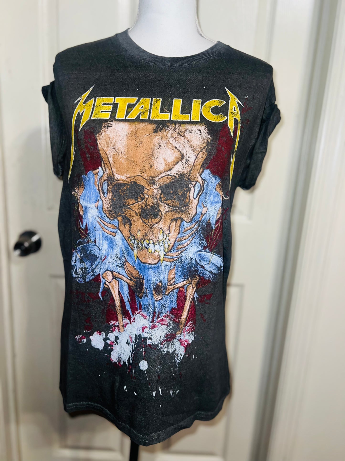 Metallica Oversized Distressed Tee