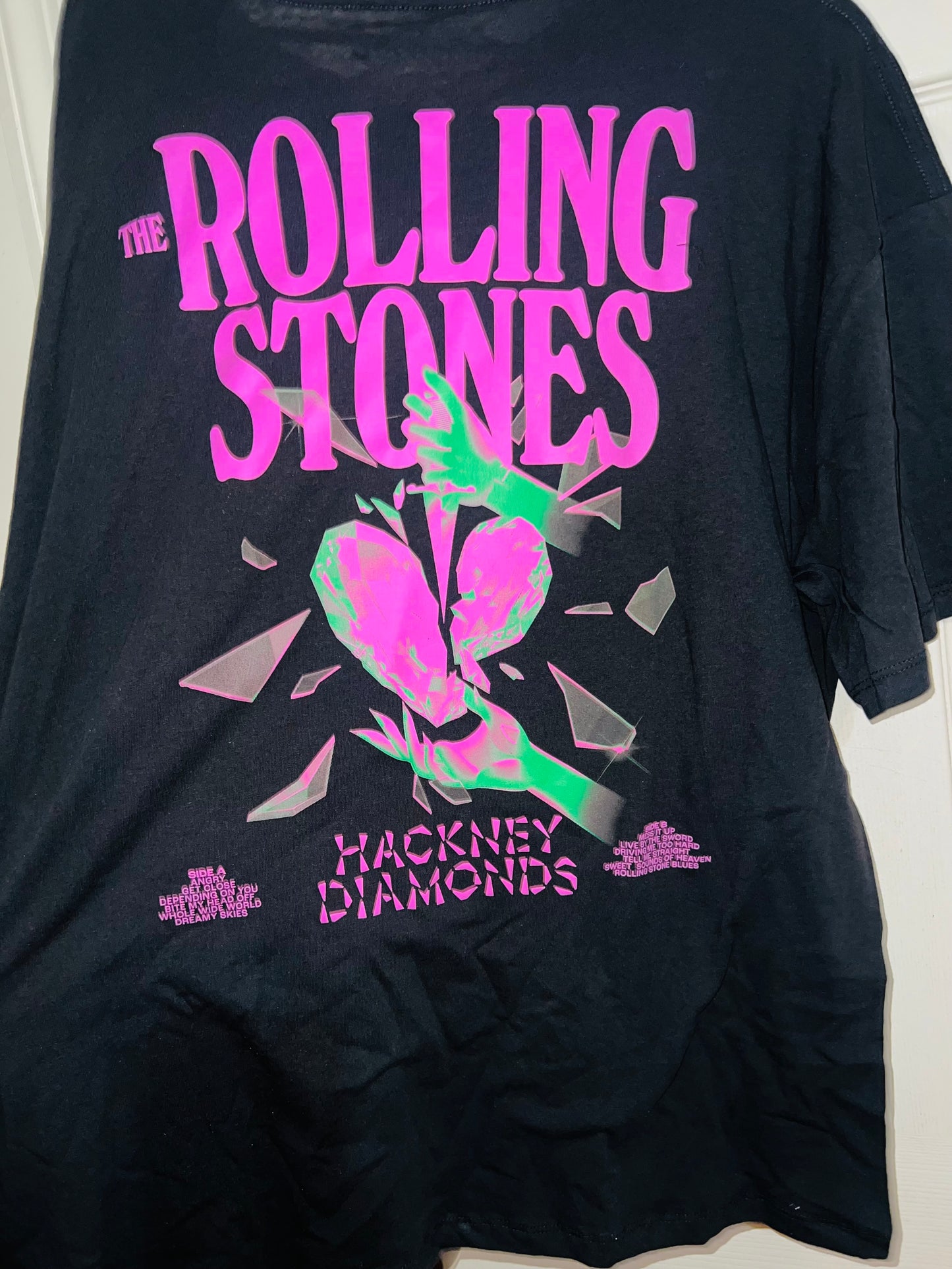 The Rolling Stones Double Sided Distressed Tee