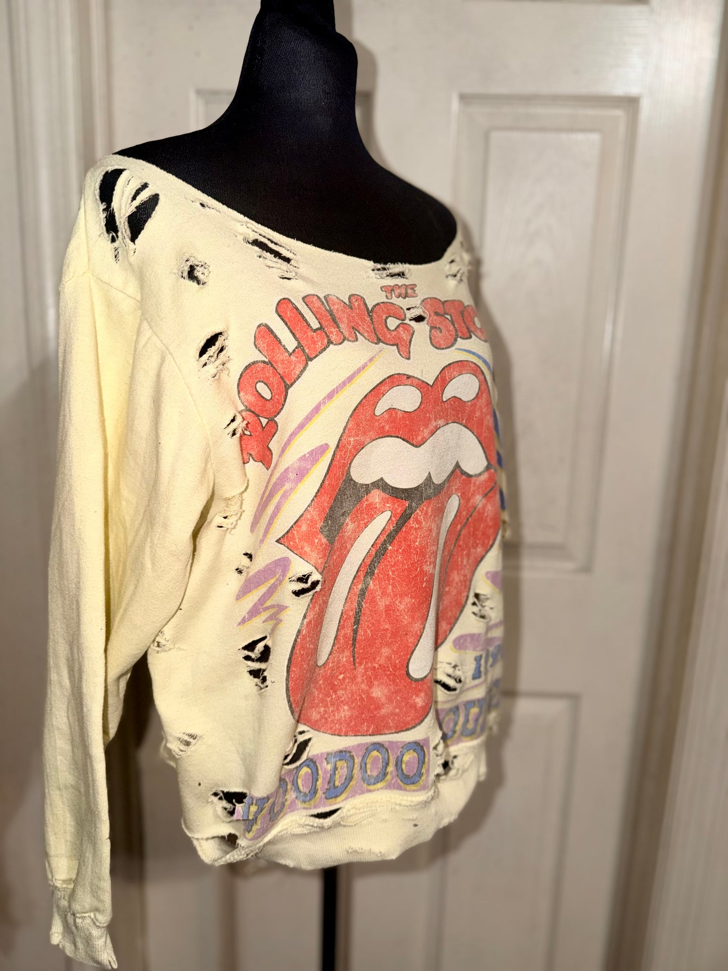 The Rolling Stones Distressed Sweatshirt