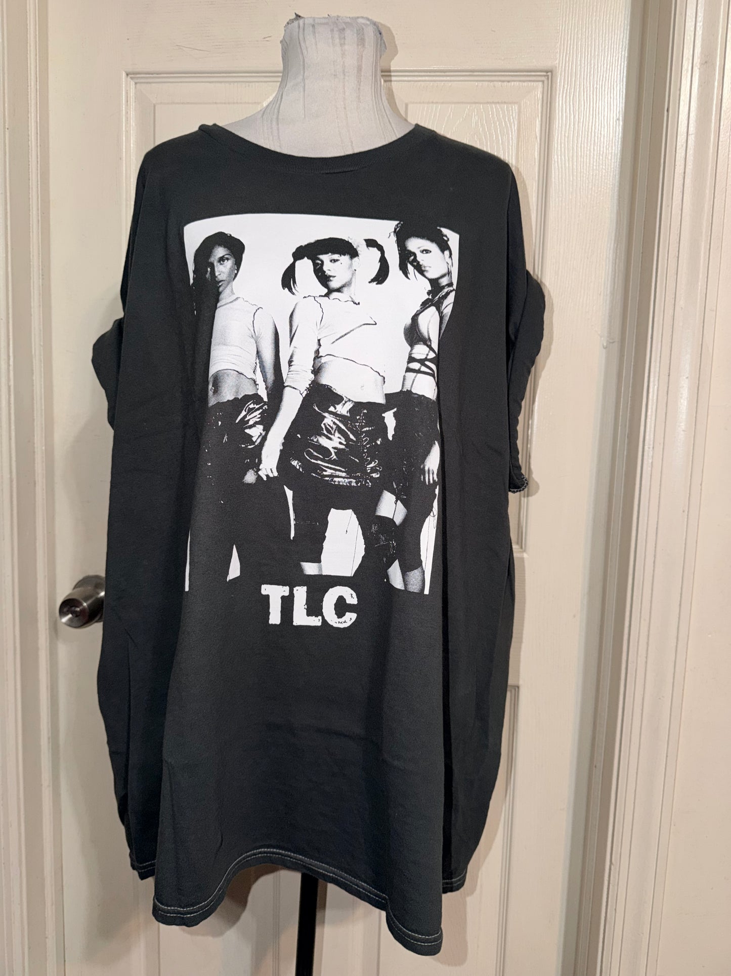 TLC Oversized Distressed Tee
