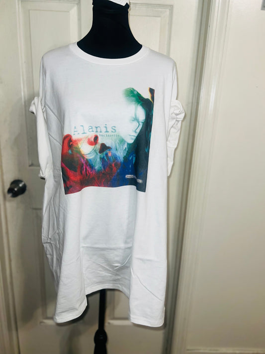 Alanis Morissette Oversized Distressed Tee