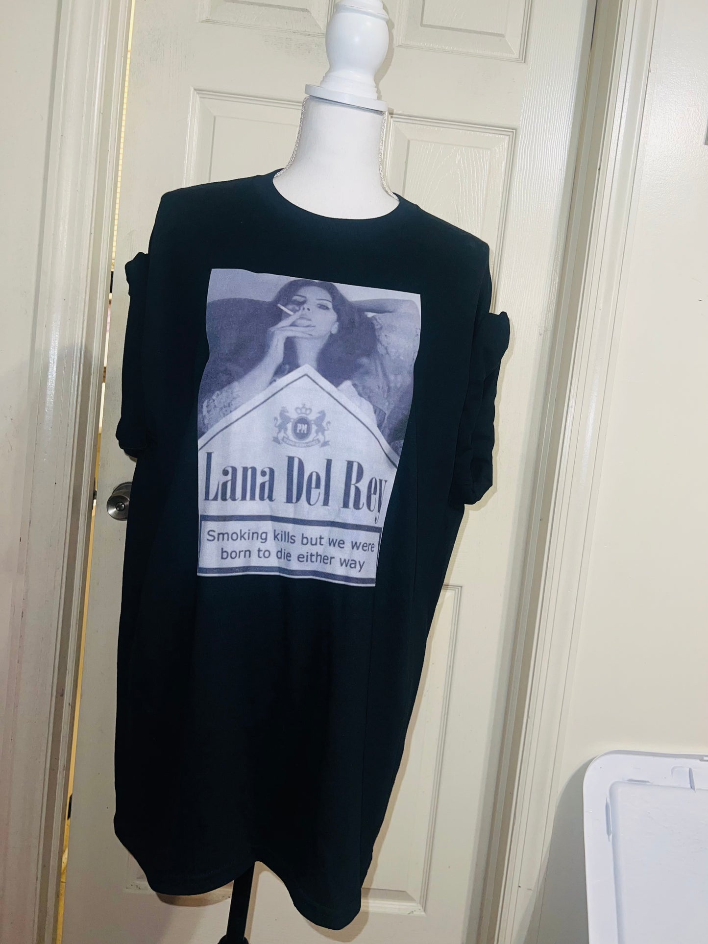 Lana Del Rey Born to Die Oversized Distressed Tee