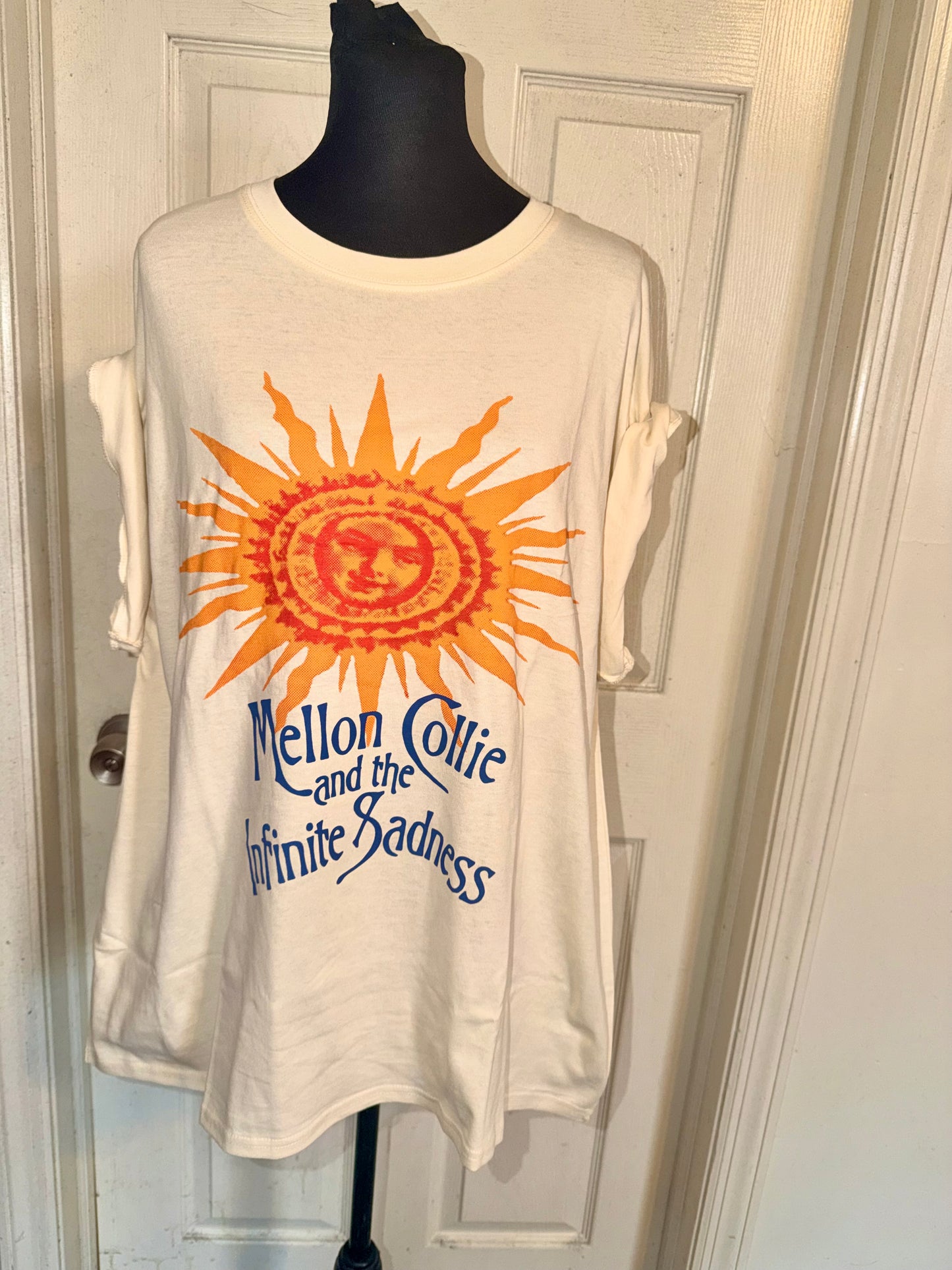 The Smashing Pumpkins Oversized Distressed Tee