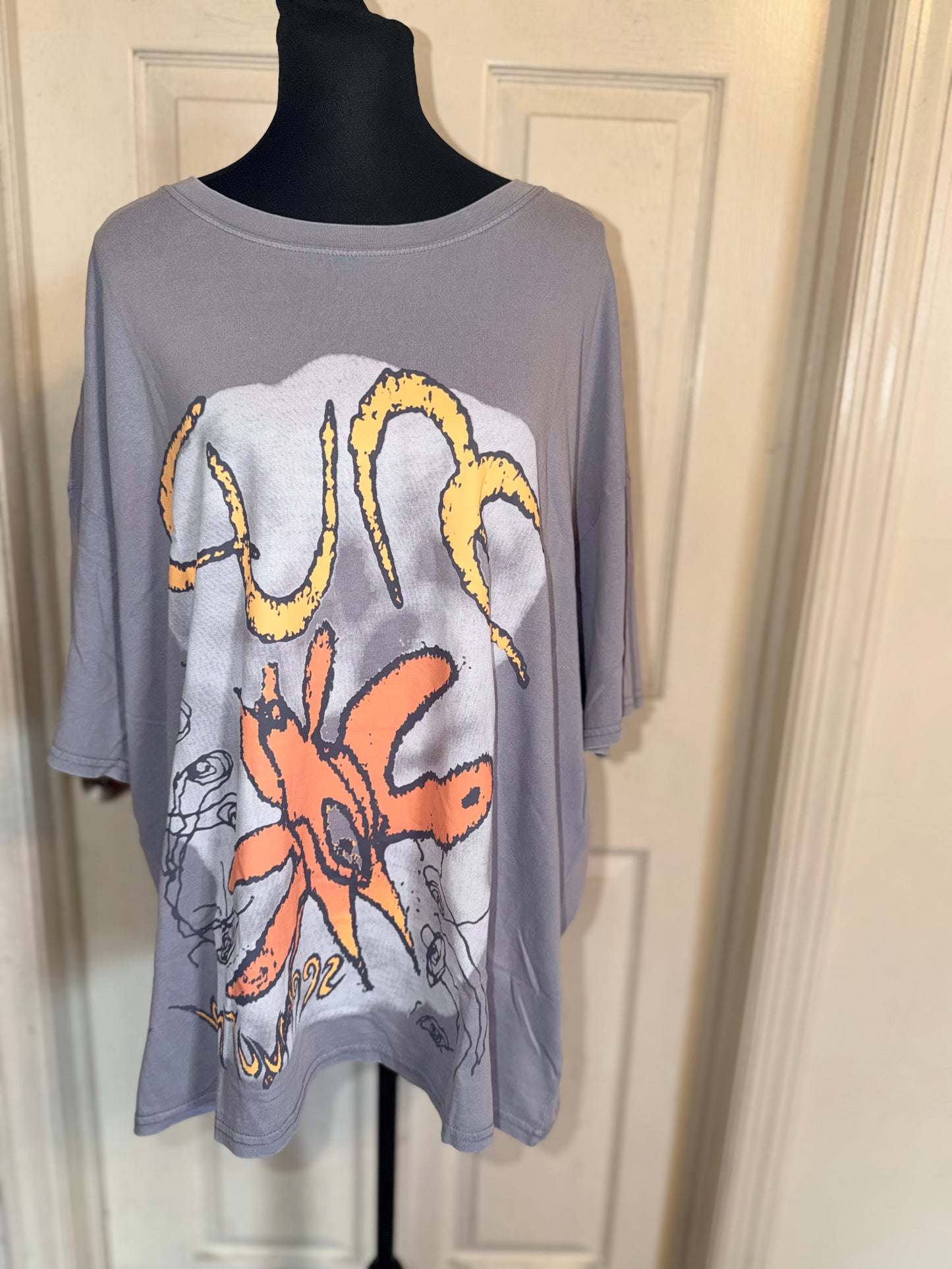 The Cure Oversized Distressed Tee